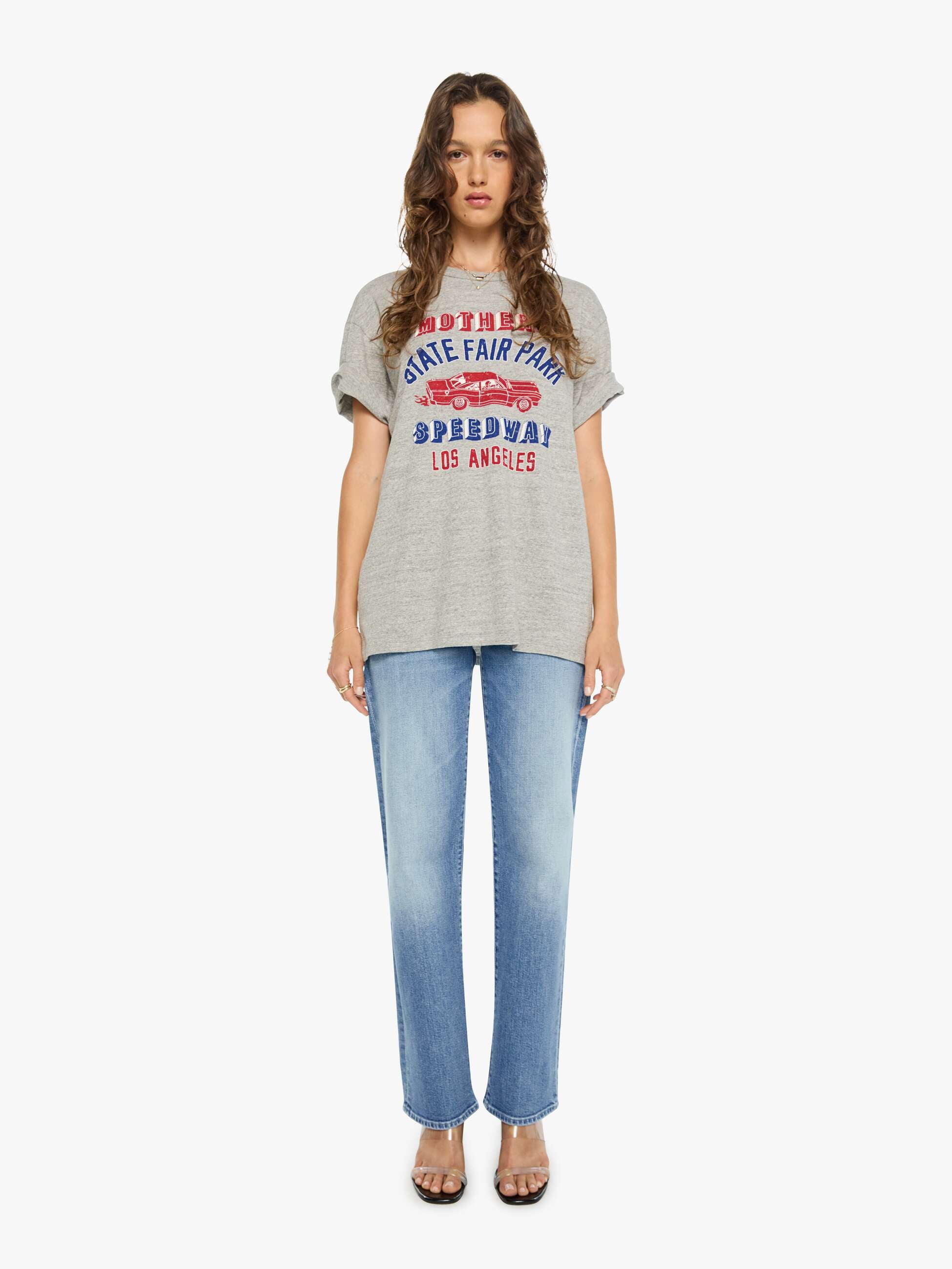 Mother The Lowdown T-Shirt State Fair Park grau mit Print