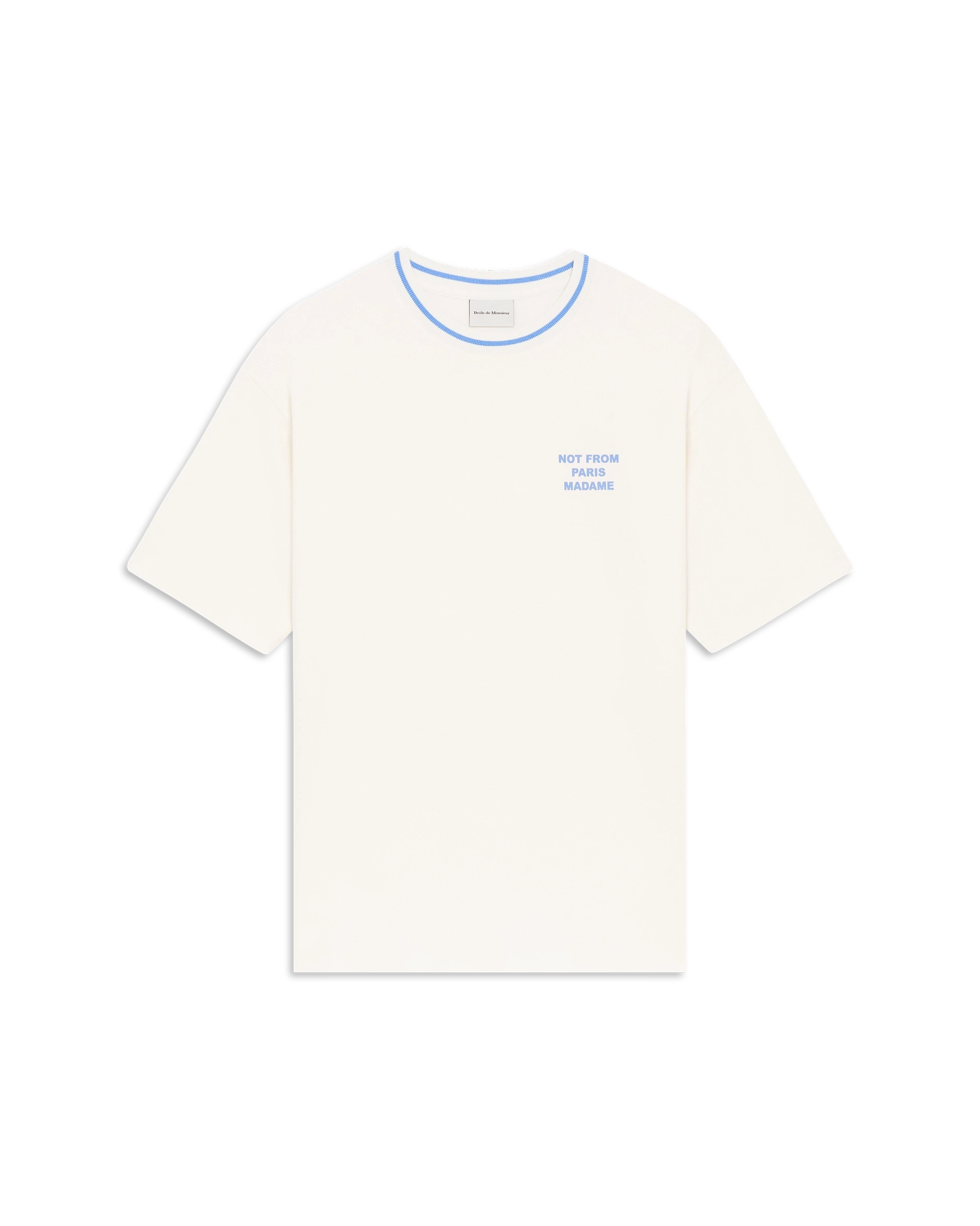 Drôle De Monsieur Sport Slogan T-Shirt off-white