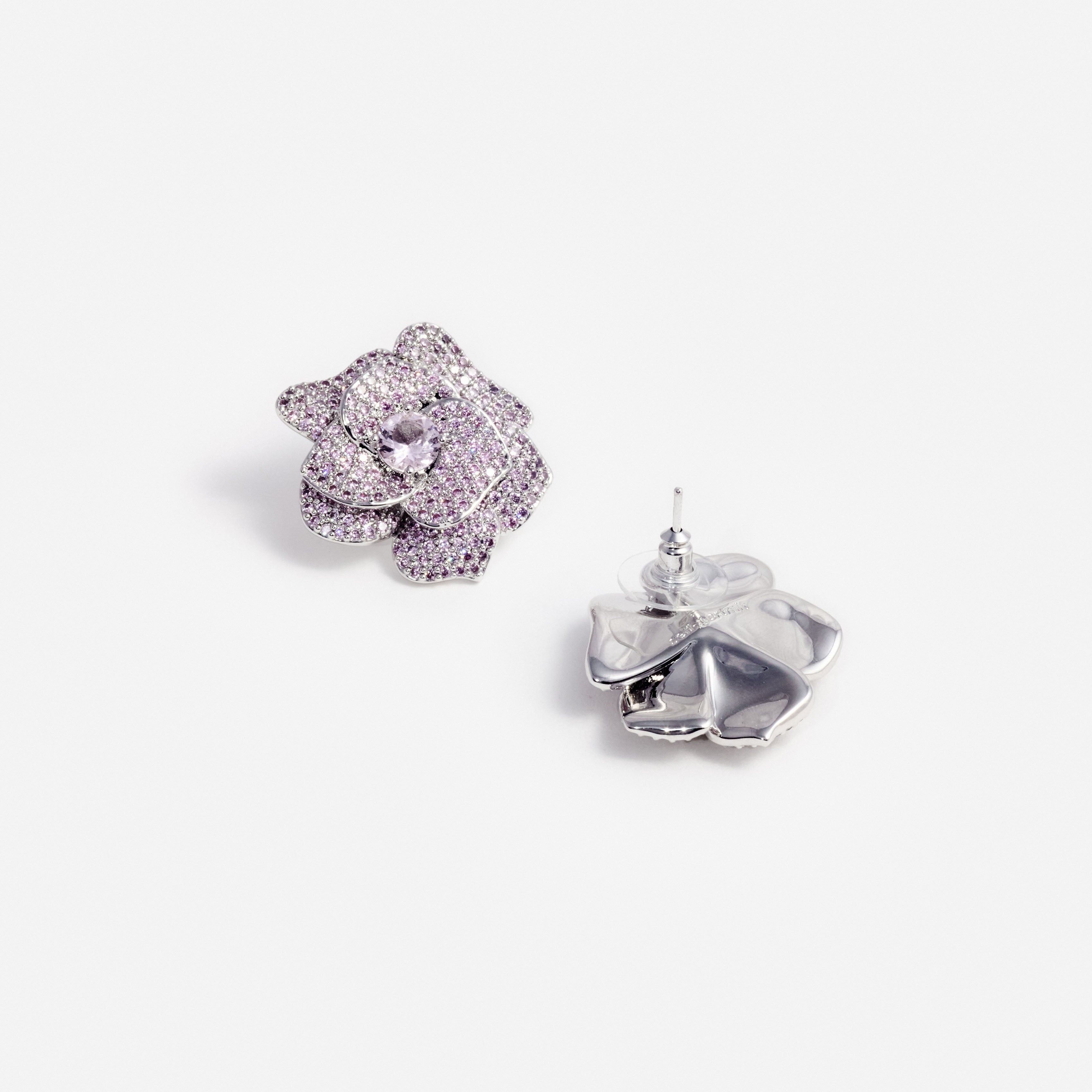 Self Portrait Pink Crystal Ohrringe pink One Size