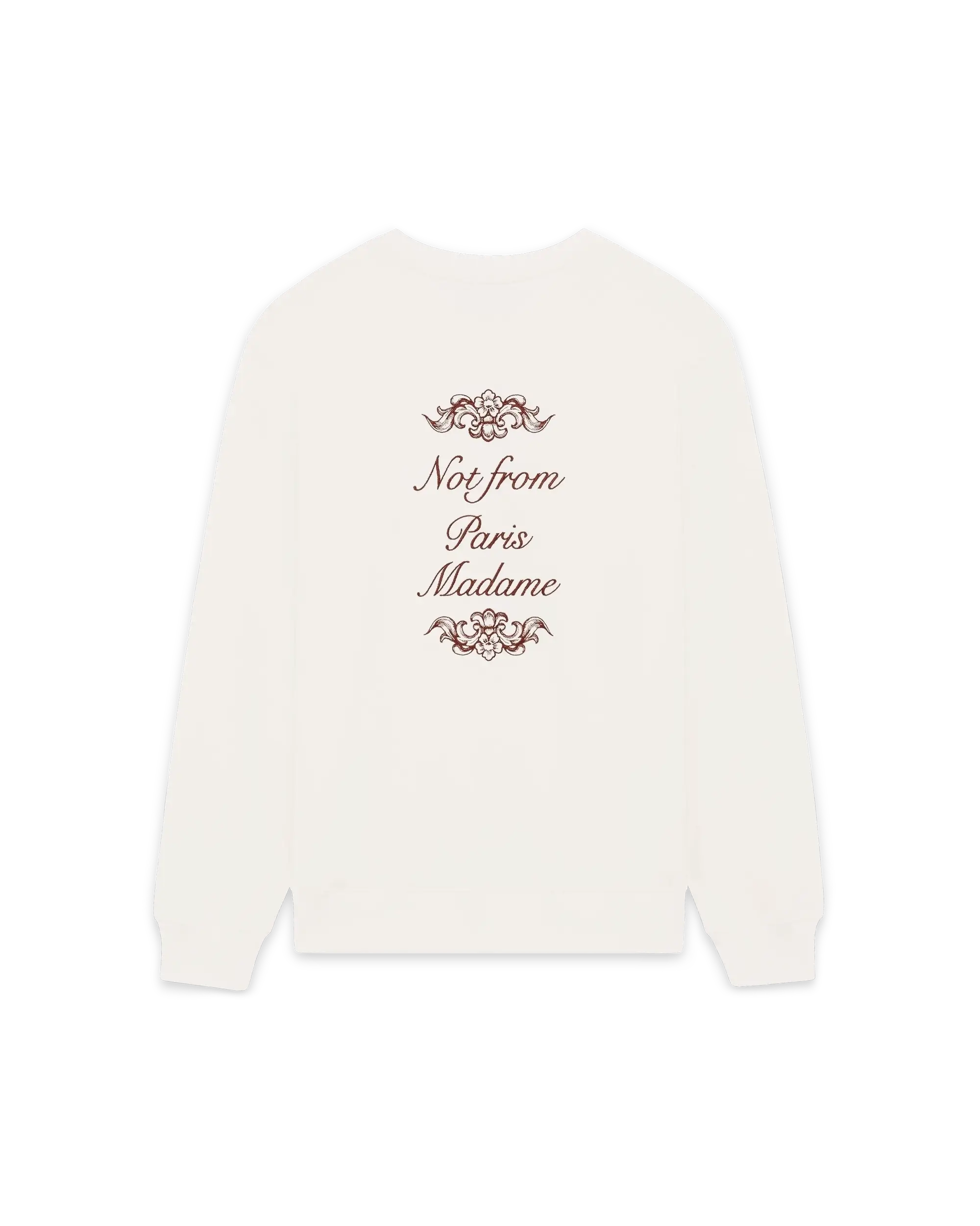 Drôle De Monsieur Sweatshirt Slogan Ornements Off White Stick