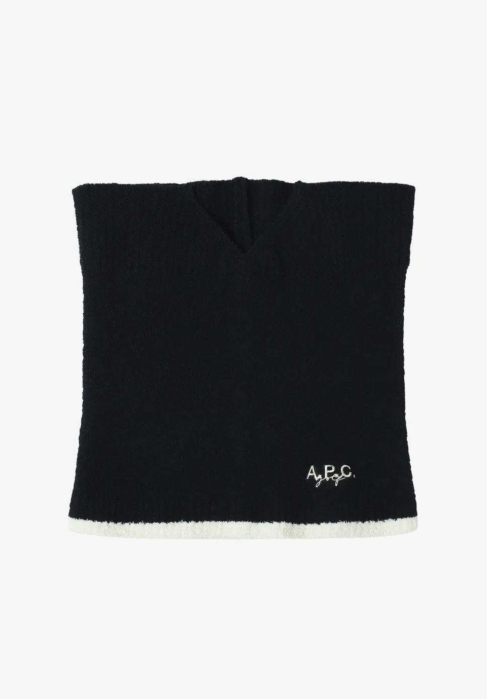 A.P.C. Golf Halstuch Schal Weiß TU
