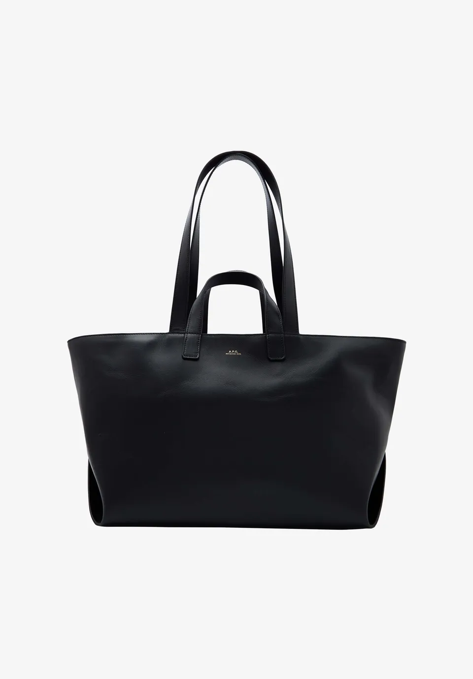 A.P.C. Tasche Drummer Glattleder Schultertasche 53cm