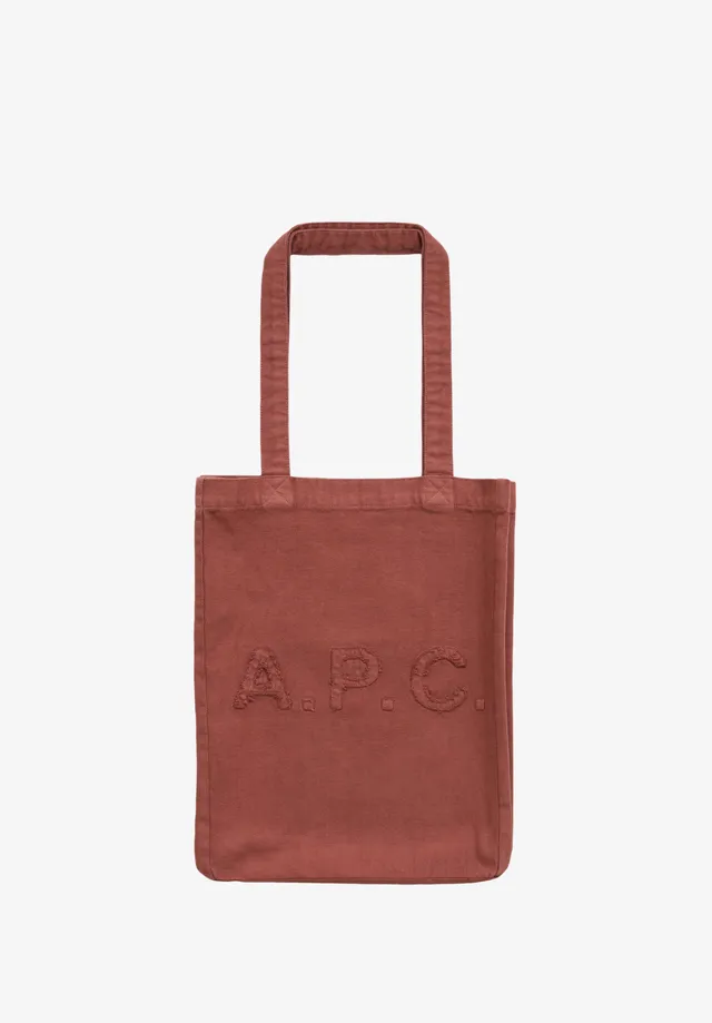A.P.C. Lou Tragetasche Baumwolle 30x37 Rouge