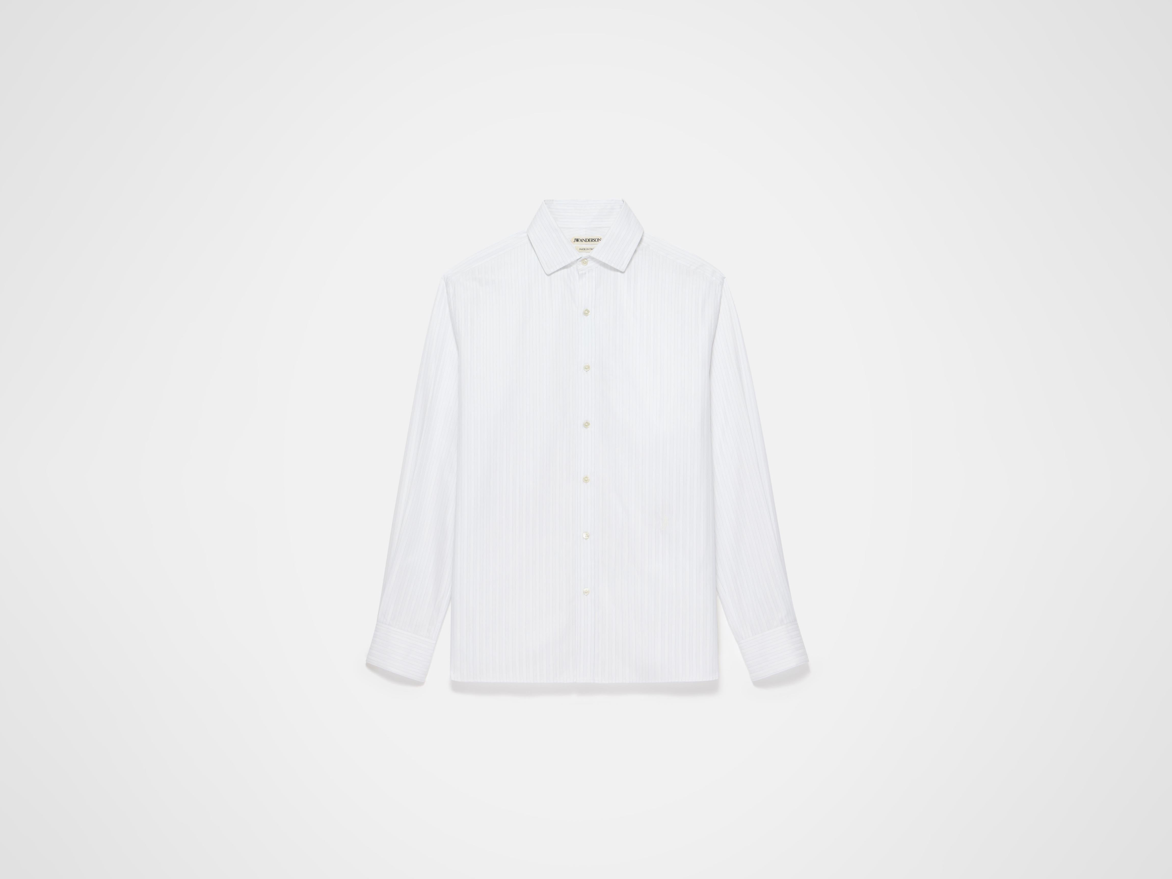 J.W.Anderson Classic Hemd Herren white blue Popeline