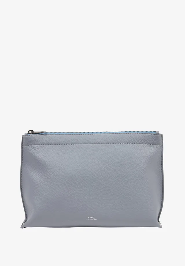 A.P.C. Neige Clou Clutch Leder genarbt TU