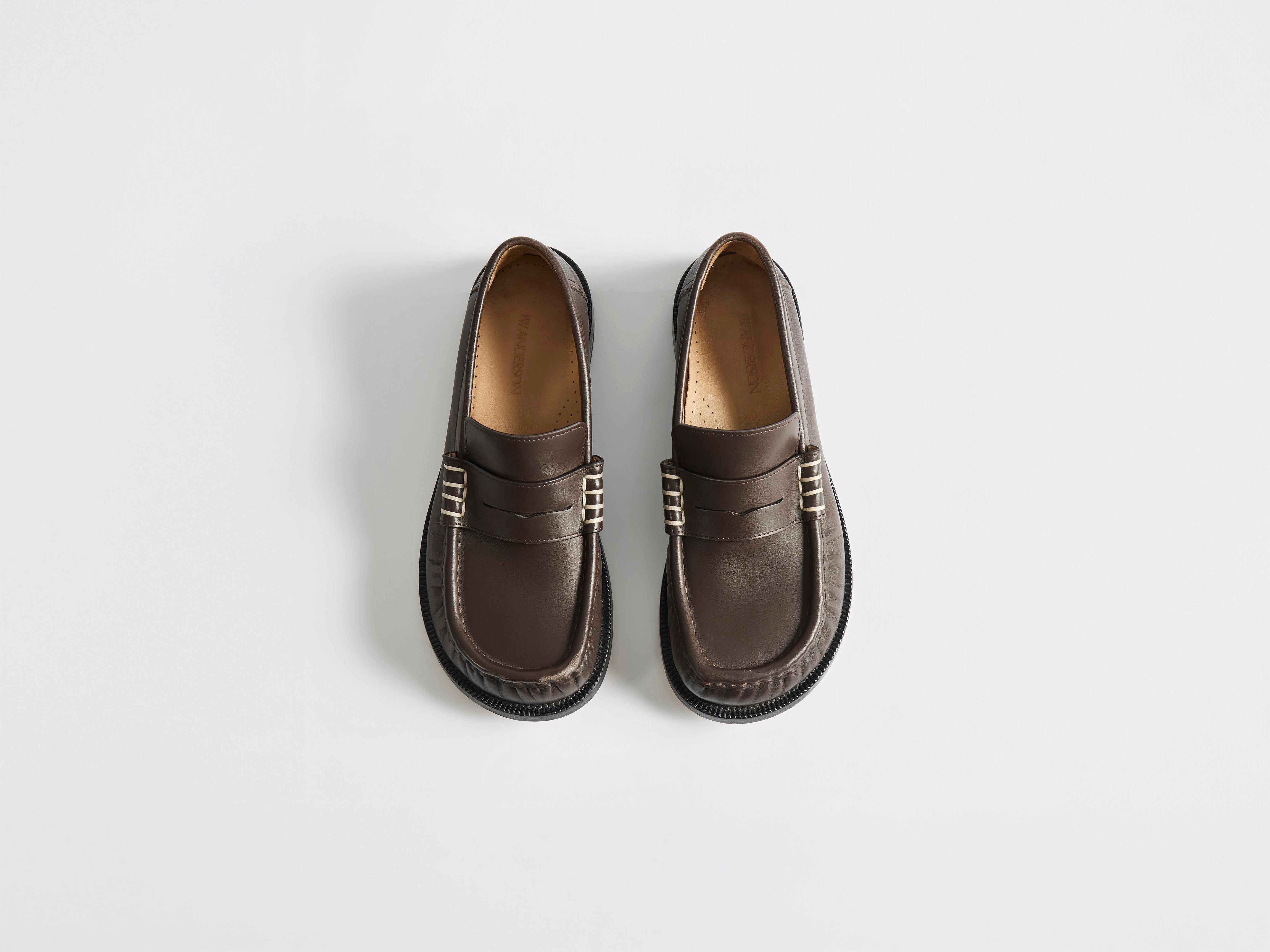 J.W. Anderson Loafer Mokassin Damen schokobraun Schuhe