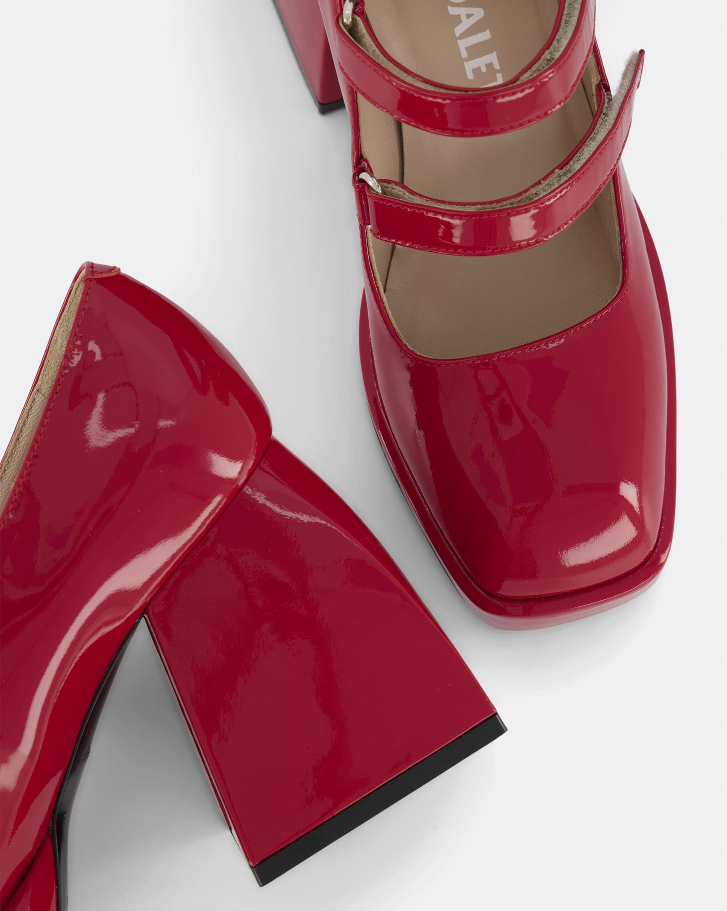 Nodaleto Bulla Babies 90 Pumps Red Corvette Lack