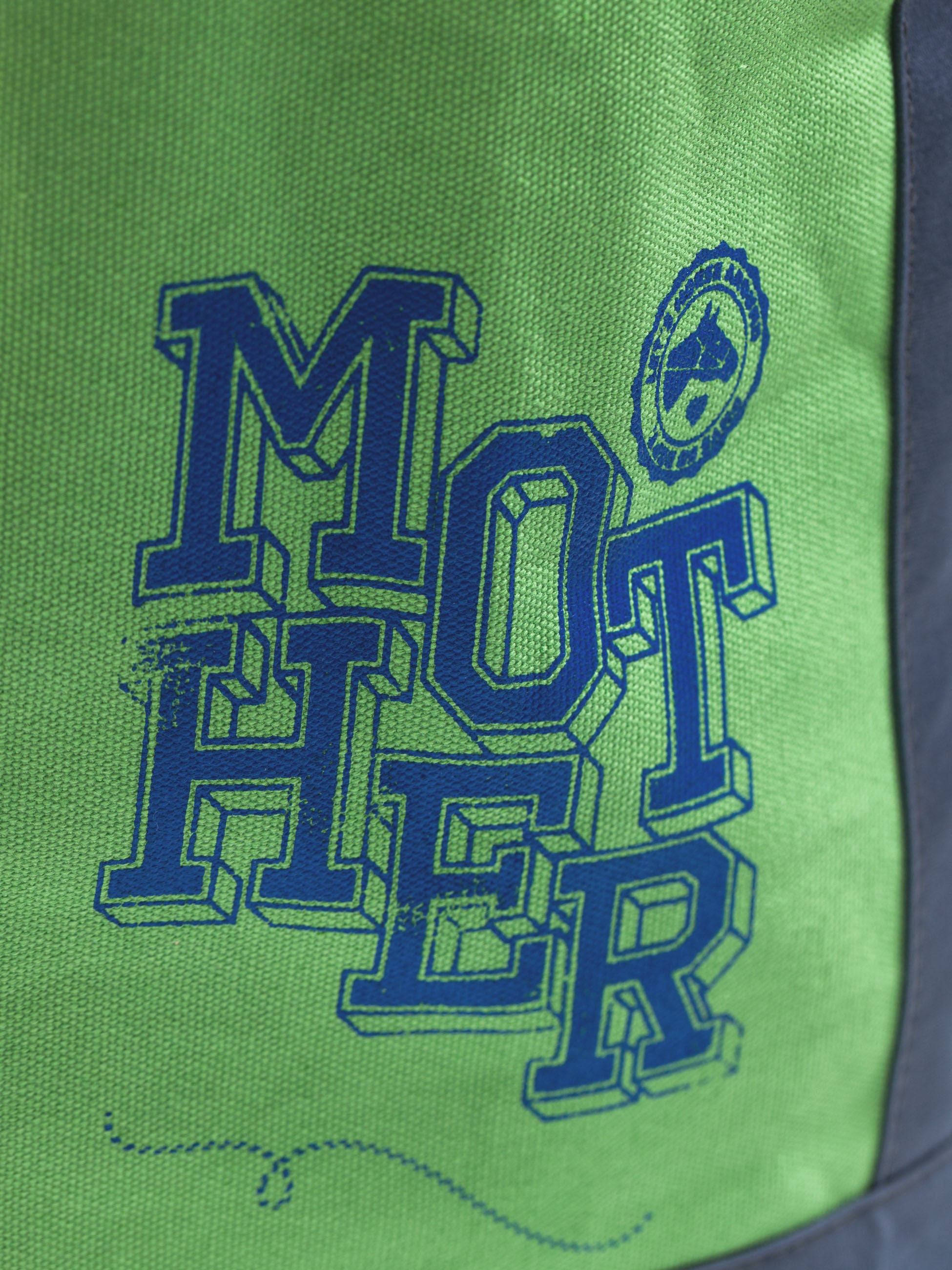 Mother The Canvas Tote Tasche Kelly Green Cobalt O/S