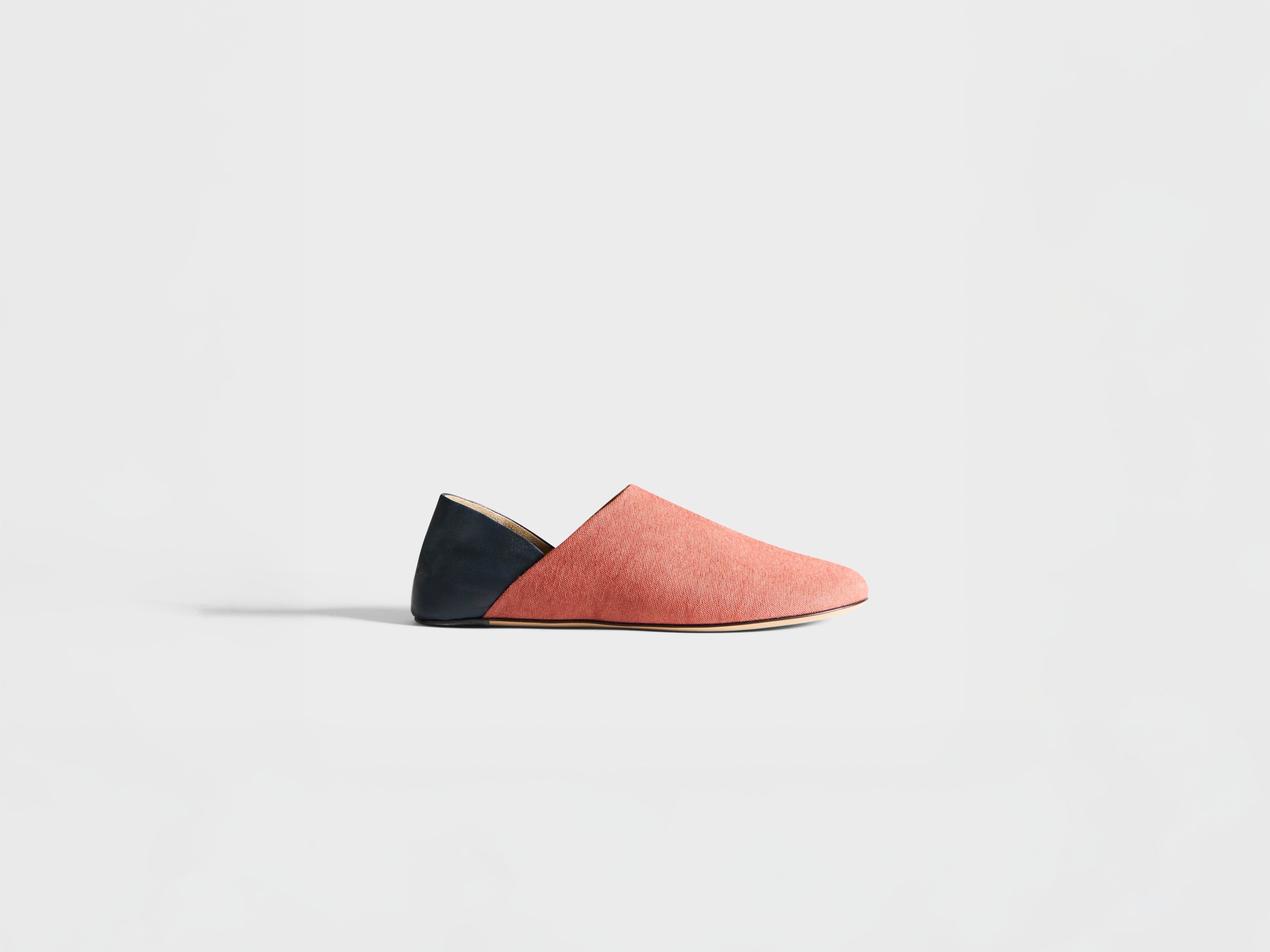 J.W.Anderson Slipper Mules Rust Multi Damen Canvas Leder