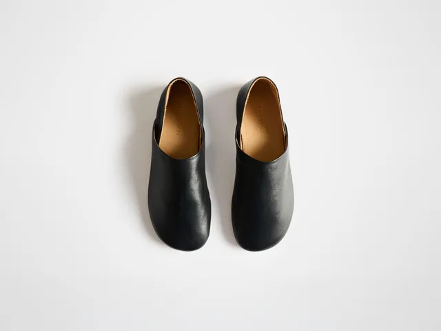 J.W.Anderson Shoes Slipper Mules Slipper Schwarz Nappa-Leder