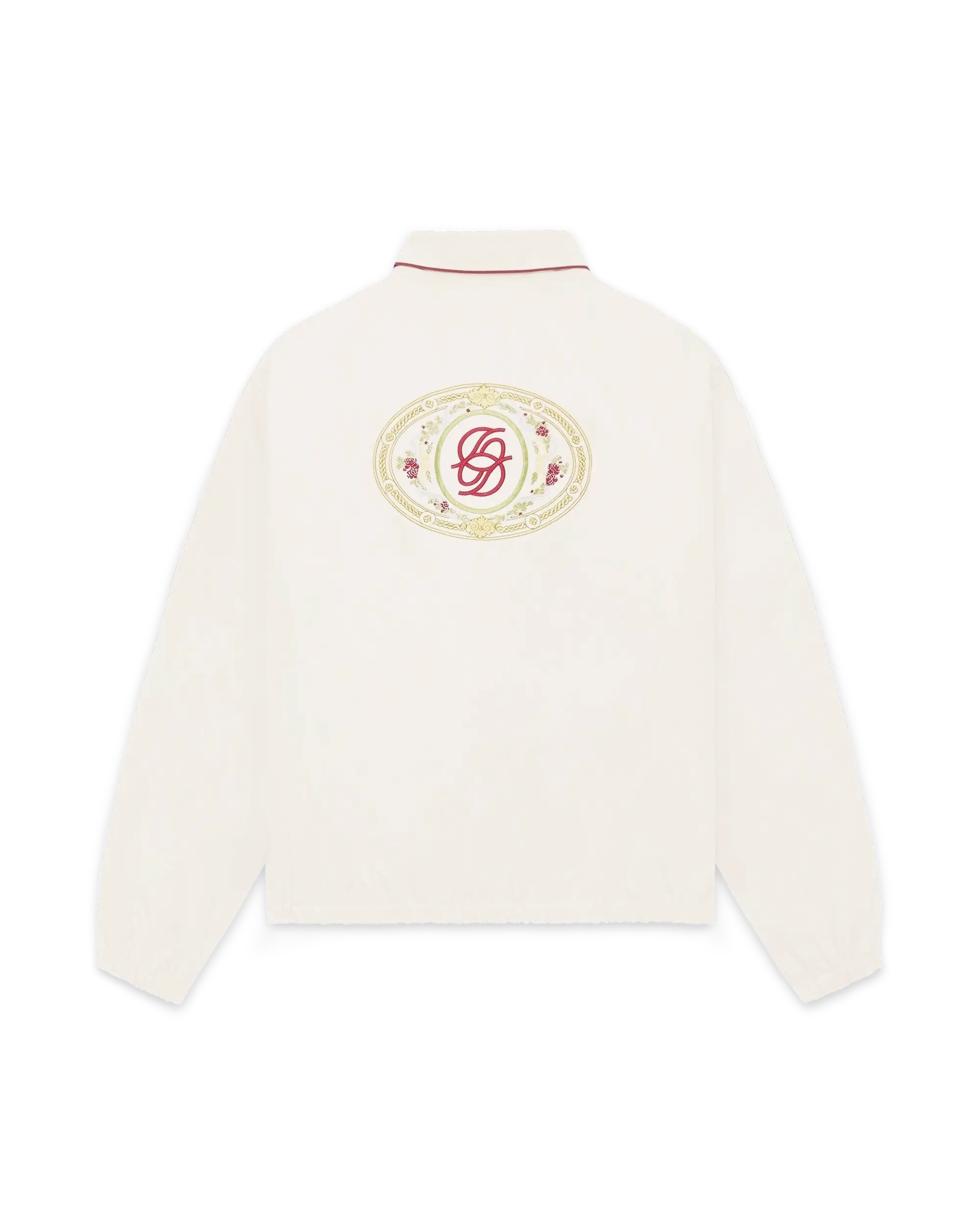 Drôle De Monsieur Blouson Brodé Coton Jacke Off-White
