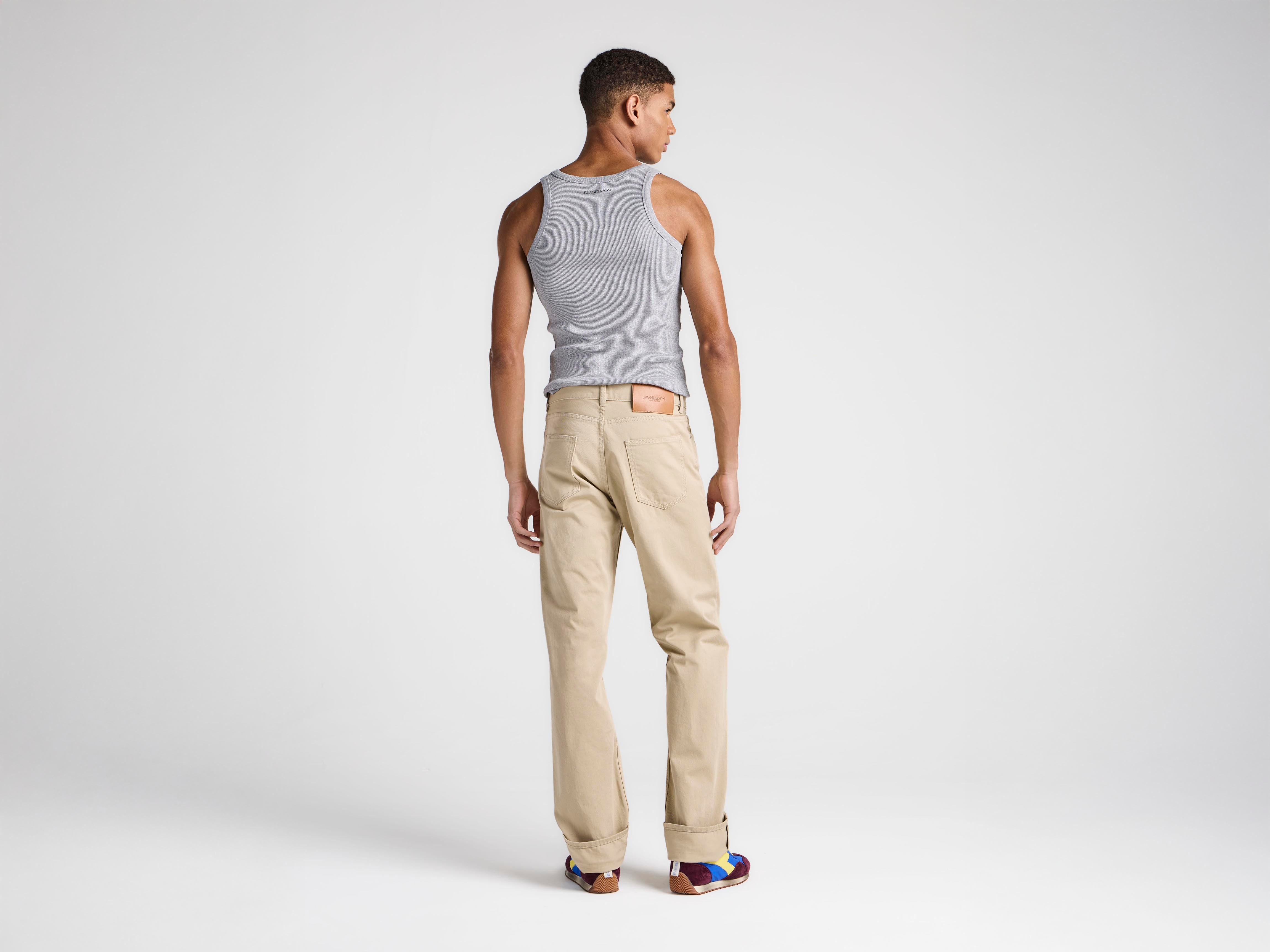 J.W.Anderson Straight Leg Jeans Herren Beige