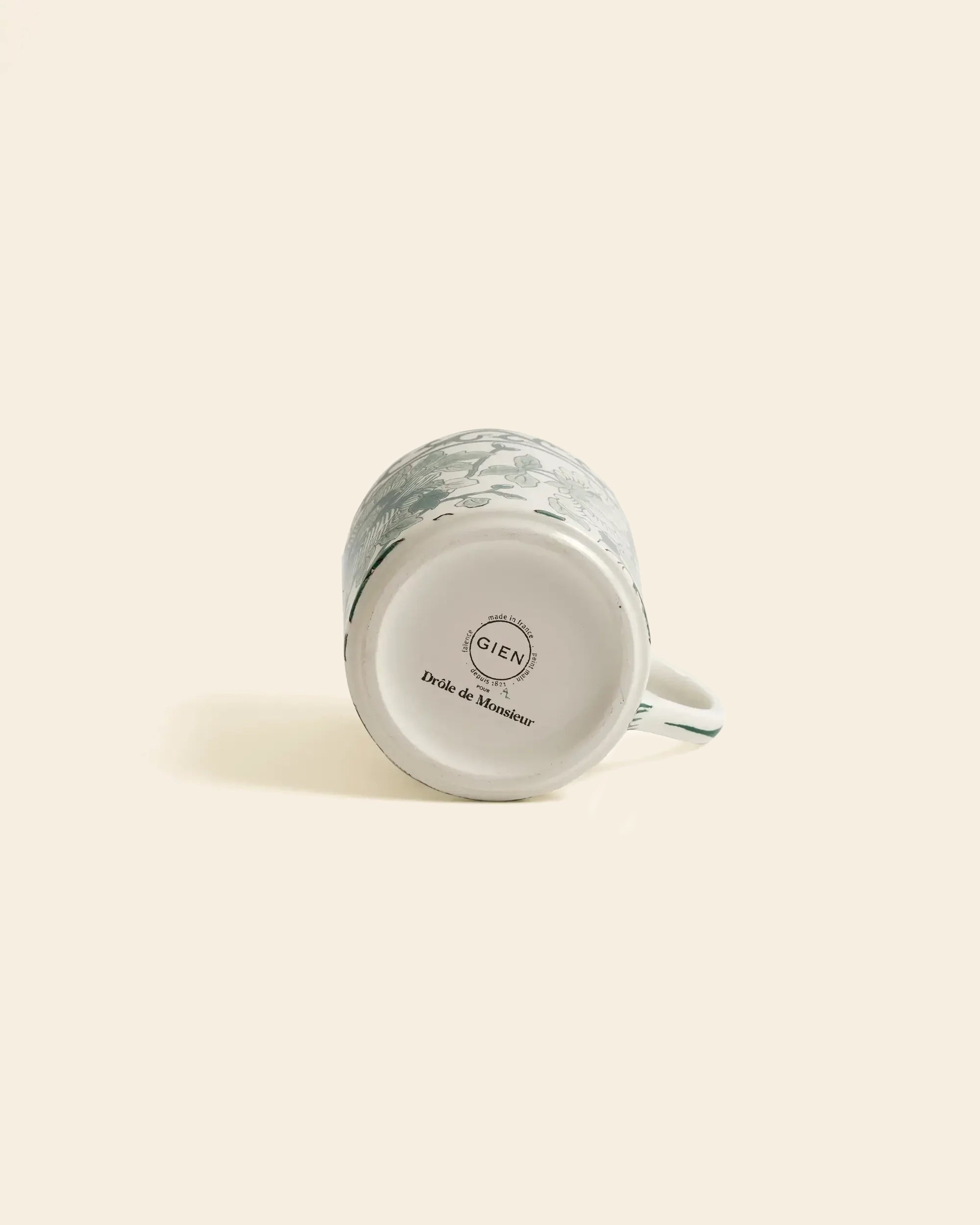 Drôle De Monsieur Le Mug Gien Tasse Waldgrün OS