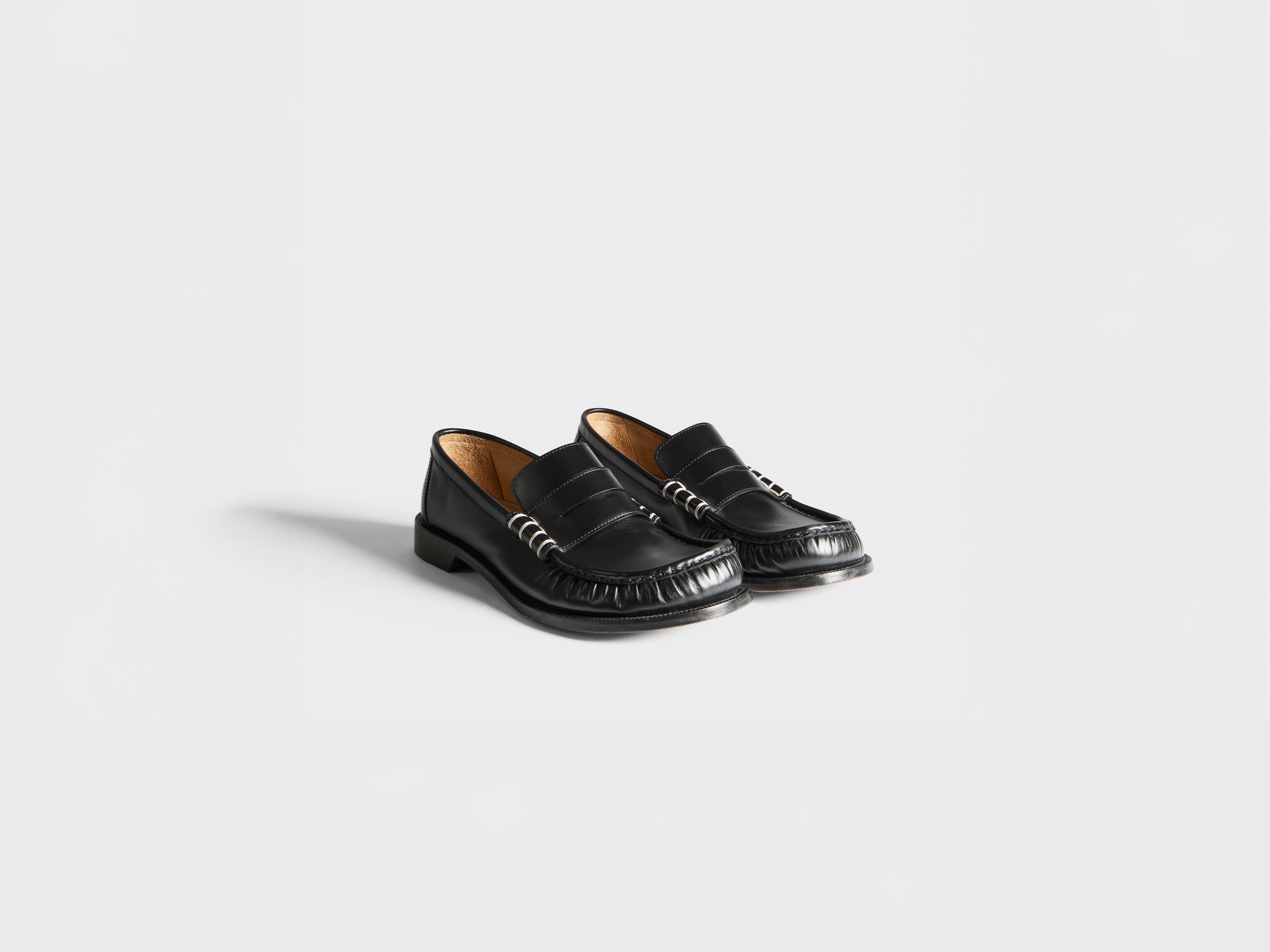J.W.Anderson Loafer Mokassin Herren Schwarz Leder
