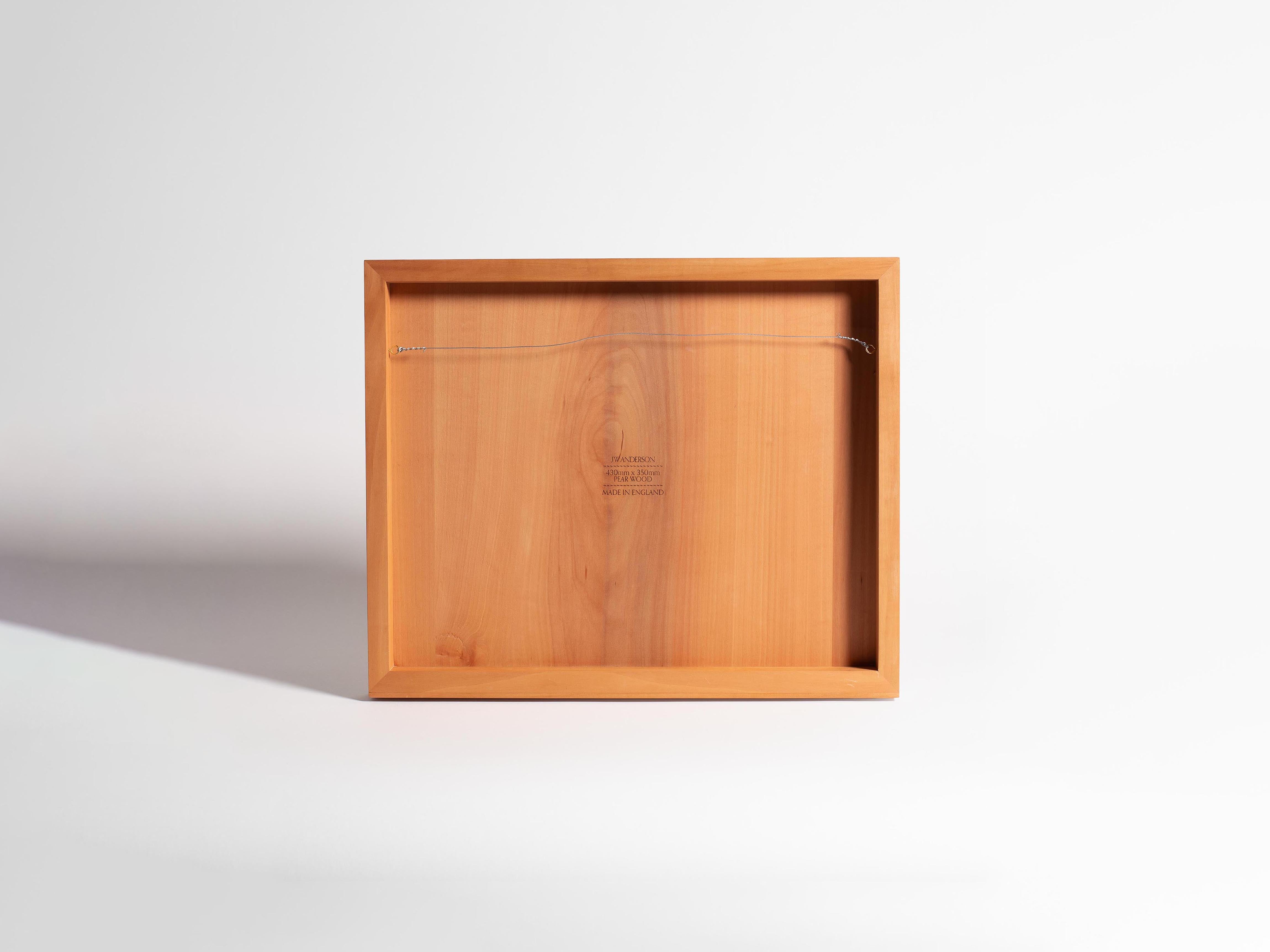 J.W.Anderson Homeware Bilderrahmen Birnbaumholz naturbraun gross