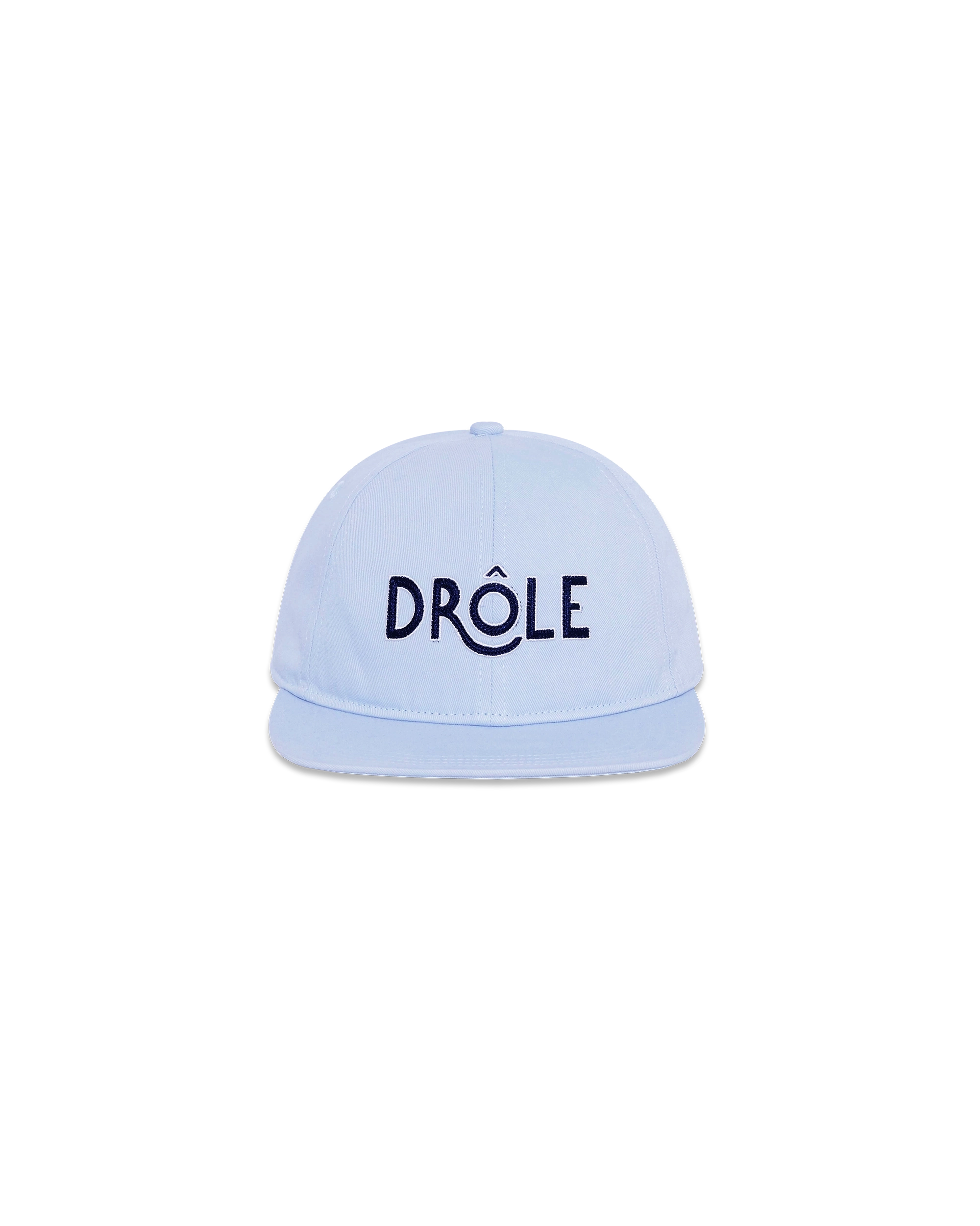 Drôle De Monsieur Casquette Drôle Cap Hellblau Baumwolle
