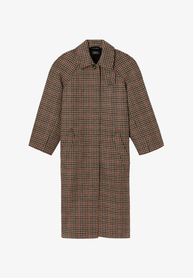 A.P.C. Oversize Mantel Karo Raglan Größe 38