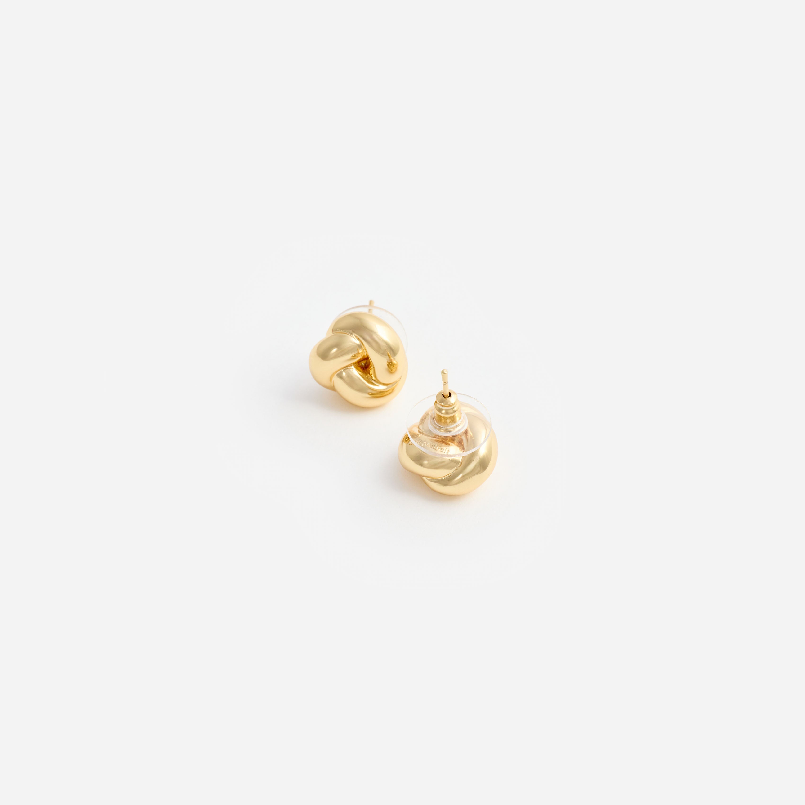 Self Portrait Small Knot Ohrringe Gold Ohrstecker Knoten