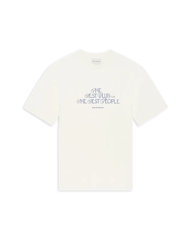 Drôle De Monsieur Le T-Shirt The Best Club T-Shirt off-white Print