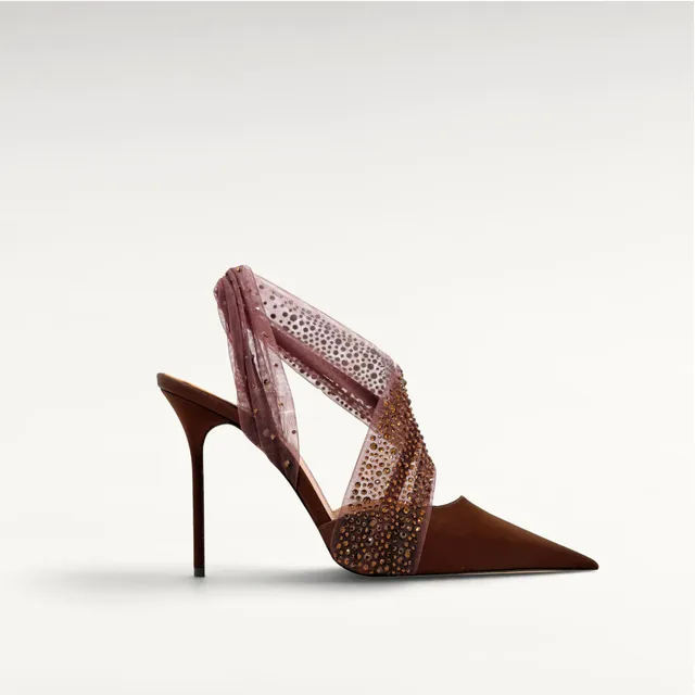 Gedebe Caresse Slingback Pumps Satin Tüll