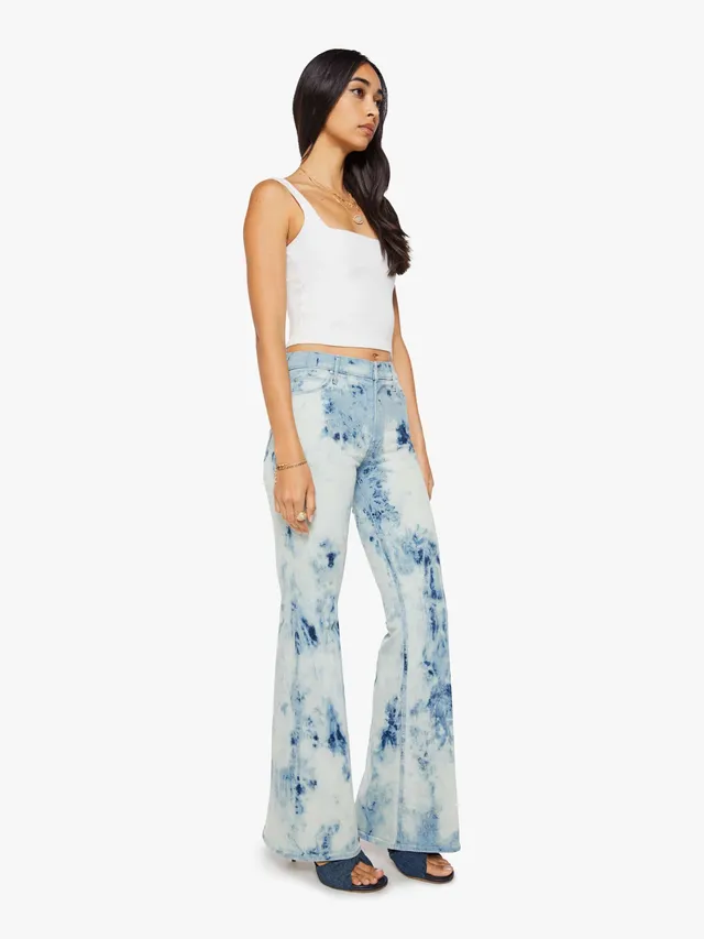 Mother The Doozy Flare Jeans Laundry Days hellblau