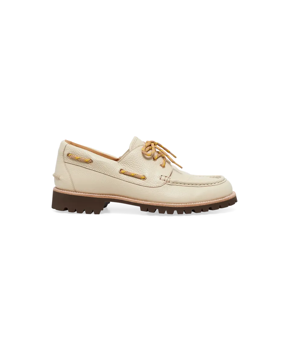 Drôle De Monsieur Chaussure Bateau K-AC140 Bootsschuh Weiß 43