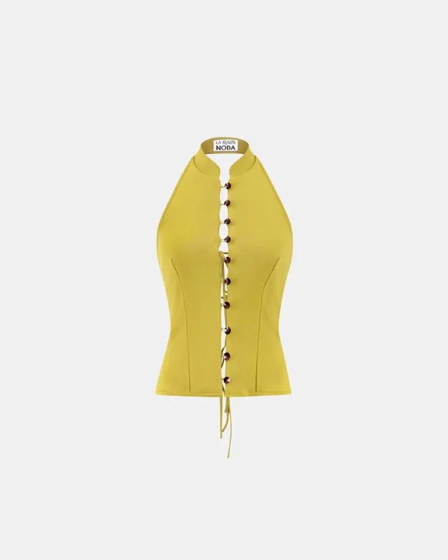 Nodaleto La Galpa Top Sunlight Gold Viskose