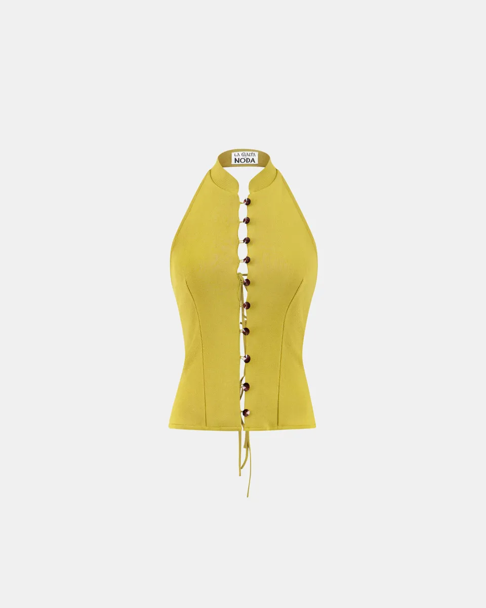 Nodaleto La Galpa Top Sunlight Gold Viskose