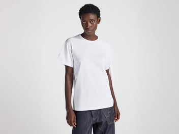 J.W. Anderson Embroidered Anchor T-Shirt Weiss Damen