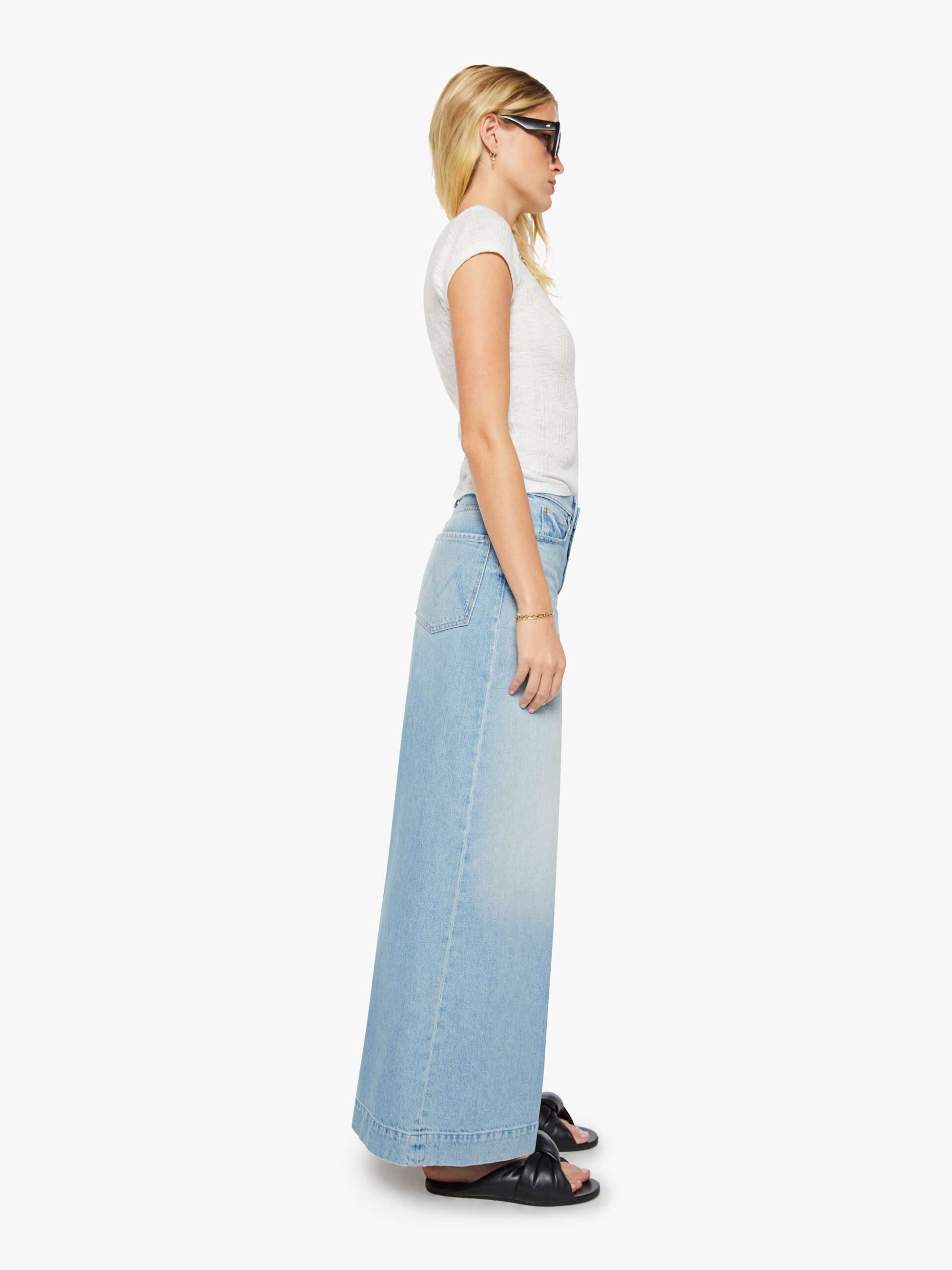 Mother Headliner Sneak Jeans Head Rush hellblau