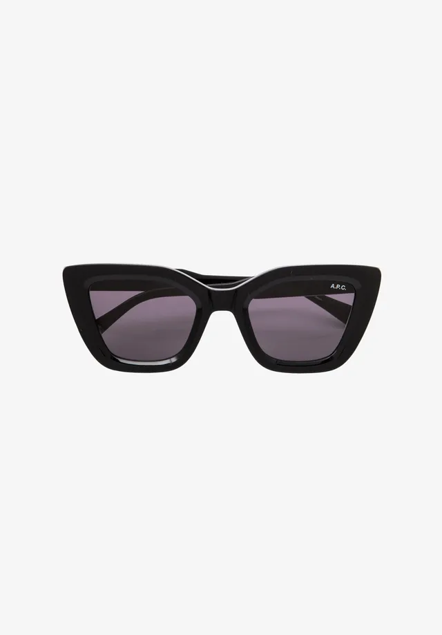 A.P.C. Les Papillons Sonnenbrille Schwarz TU