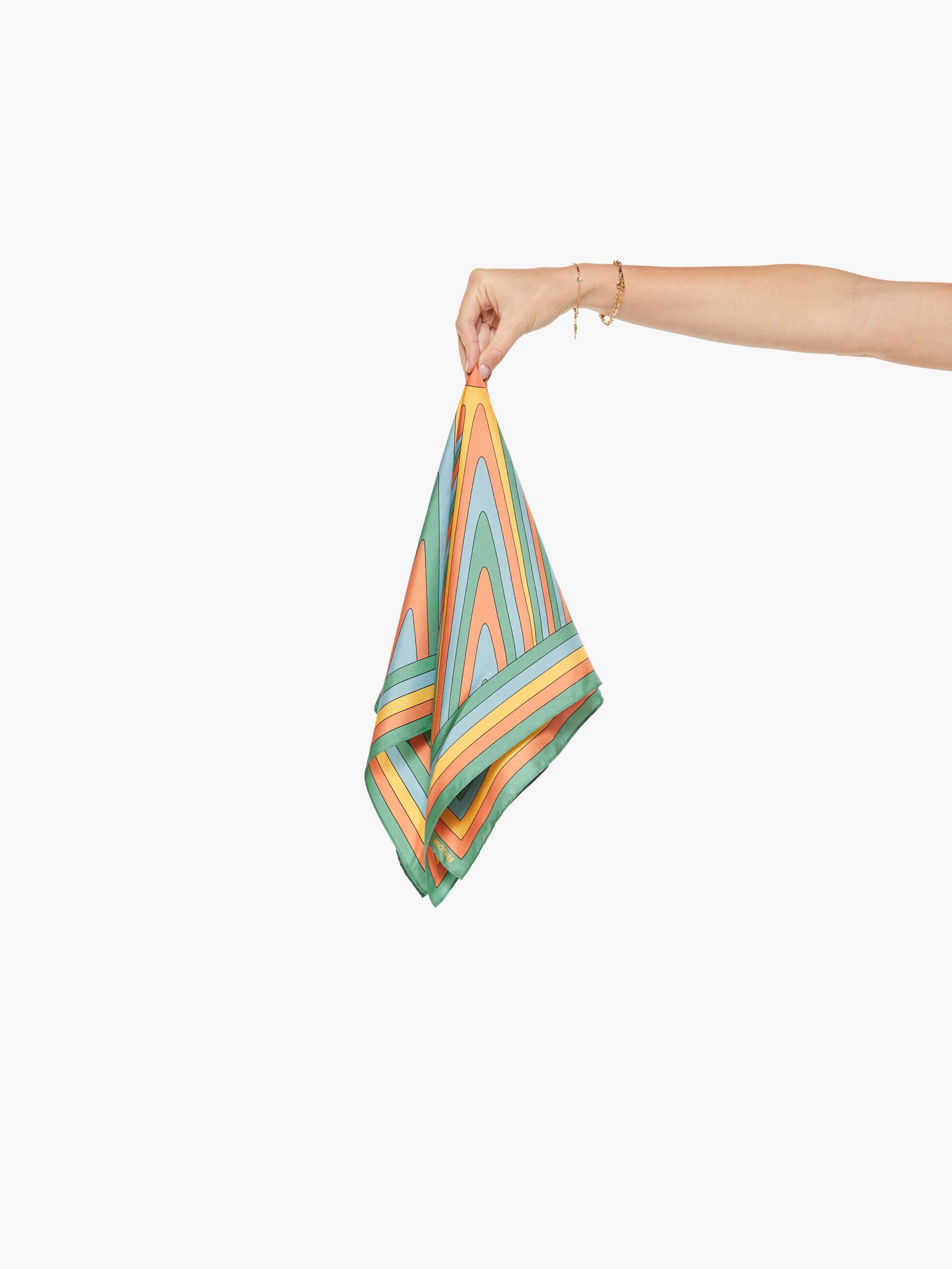 Mother The Scarf It Down Seidentuch Sun Baked Pastell