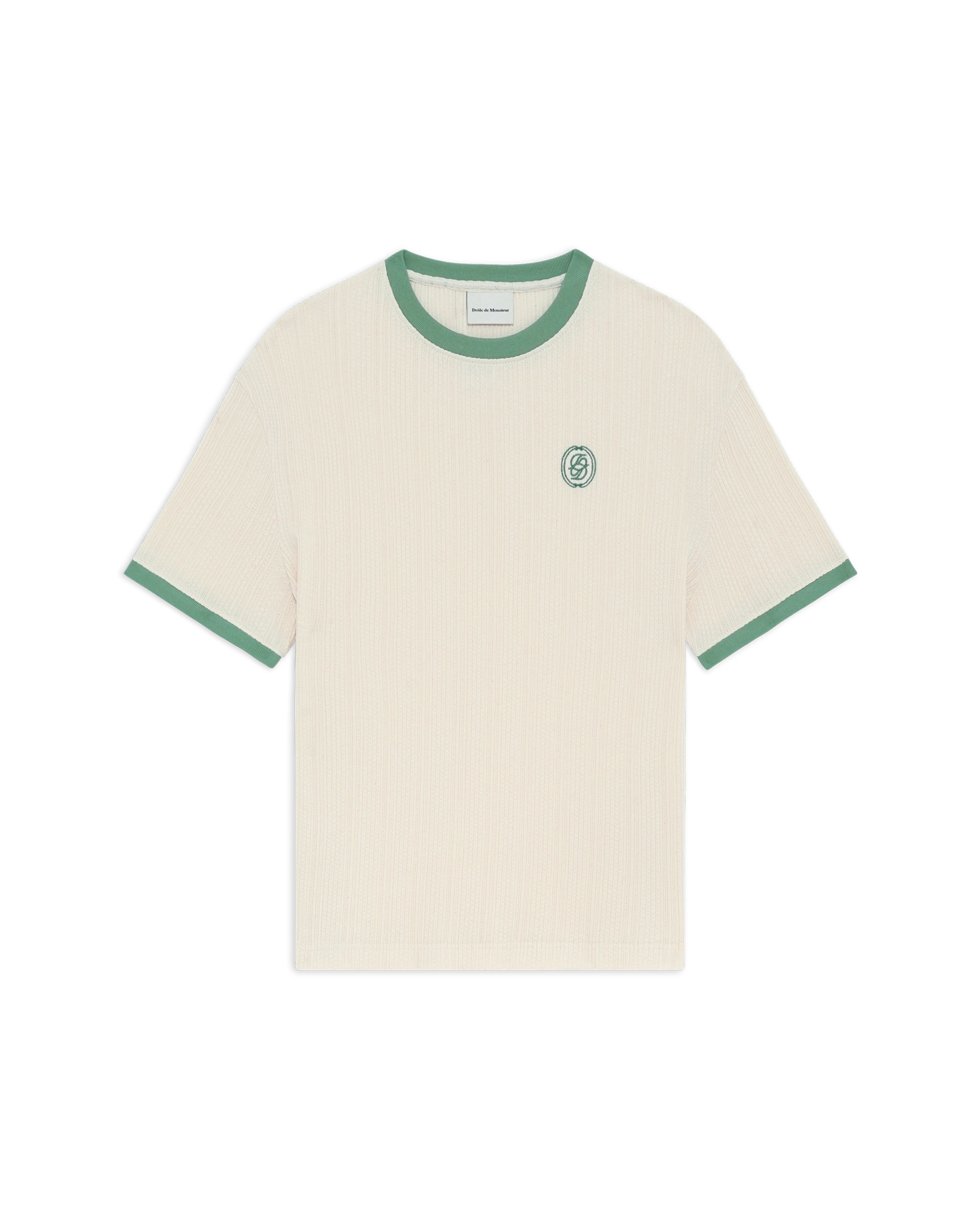 Drôle De Monsieur T-Shirt D Miroir T-Shirt Off-White Baumwolle