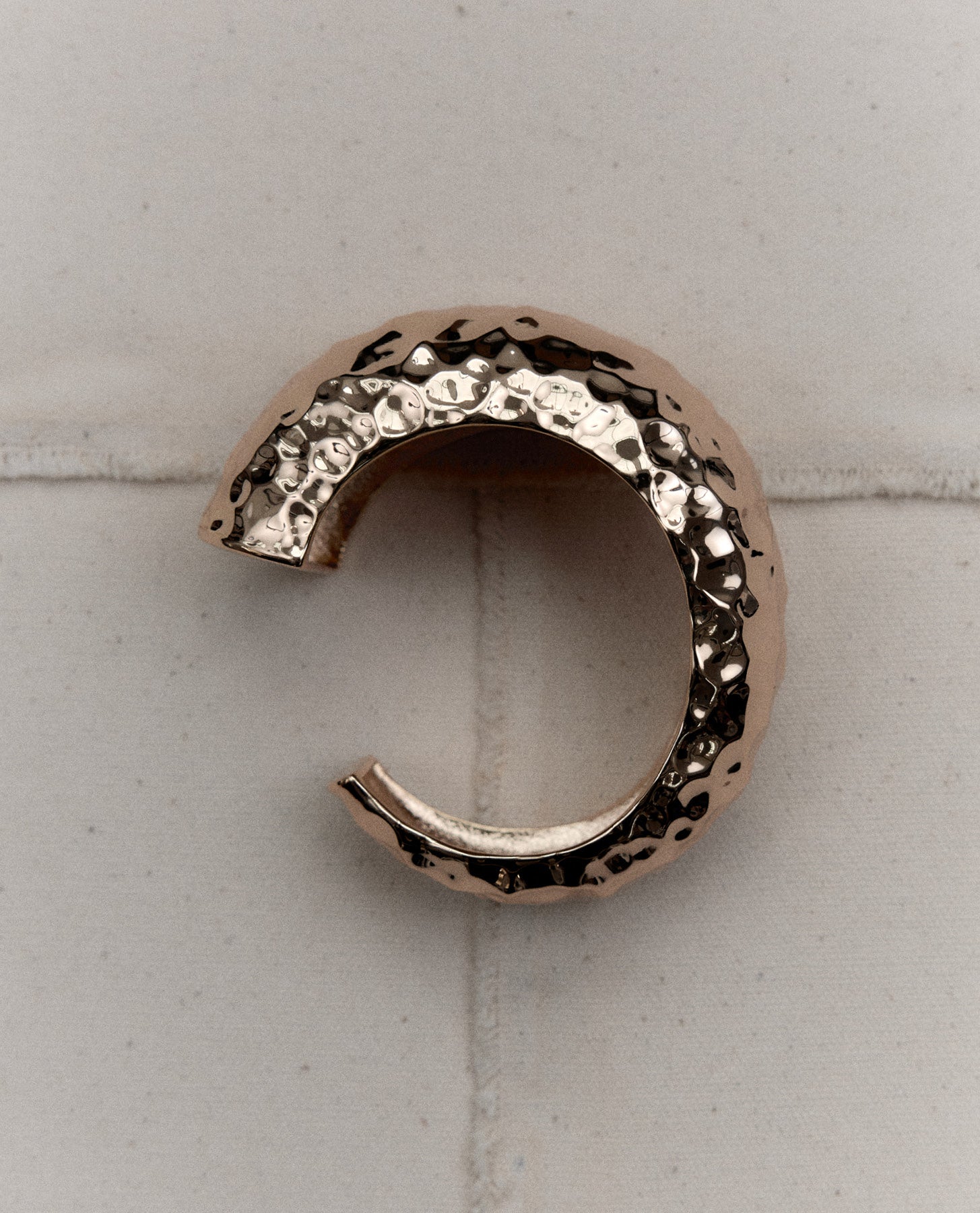 Self Portrait Jewellery Hammered Gold Cuff Armband Gold