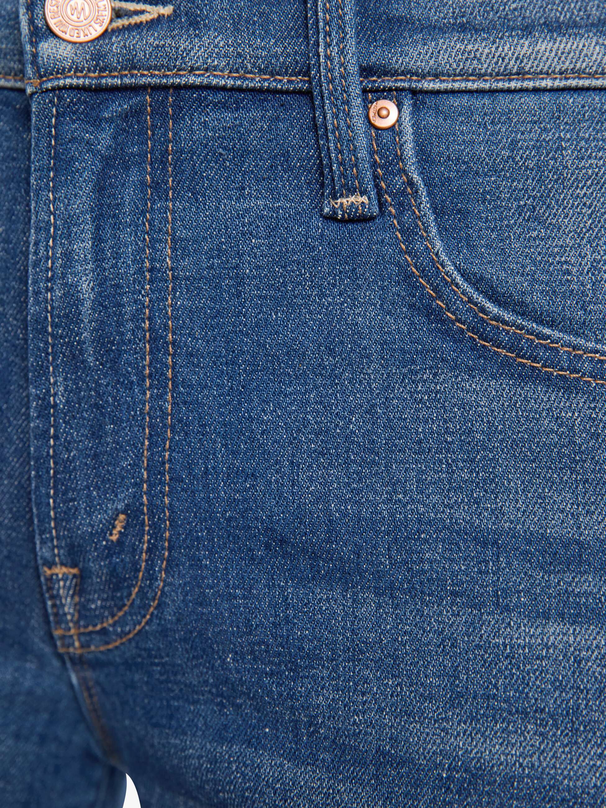 Mother Rambler Flood Fray Jeans Deluxe Edition Straight