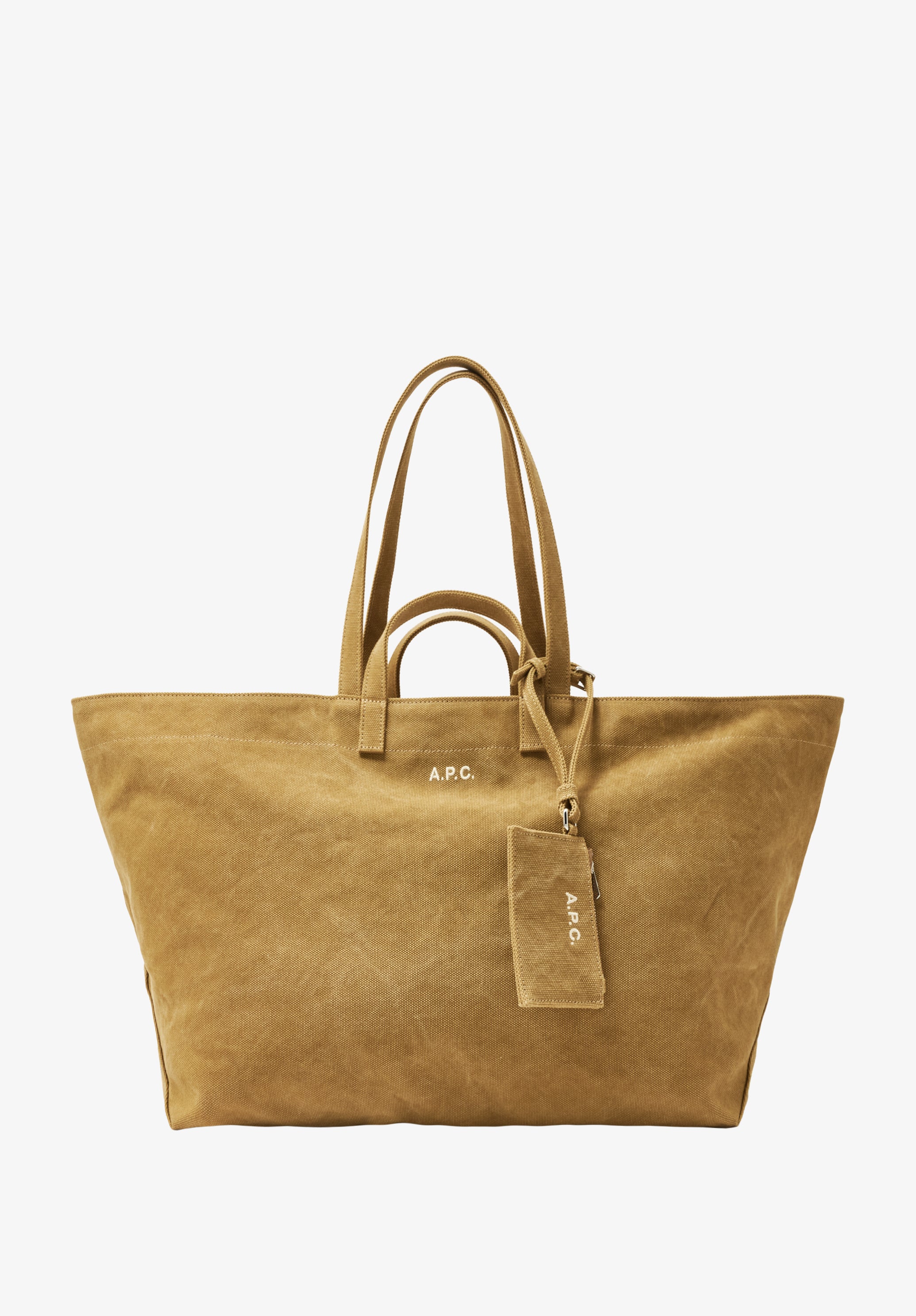 A.P.C. Drummer Toile Tasche beige Canvas 78x35cm