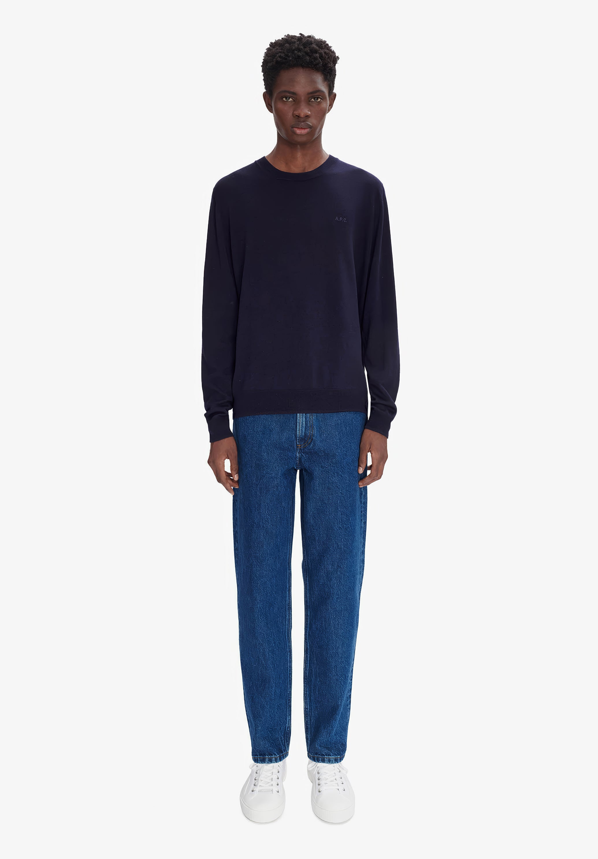 A.P.C. Martin Jeans Bio-Baumwolle Gerade Hohe Taille