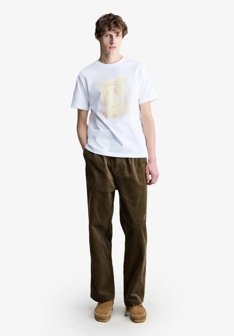 A.P.C. Jean Portrait T-Shirt Größe M Portrait-Print