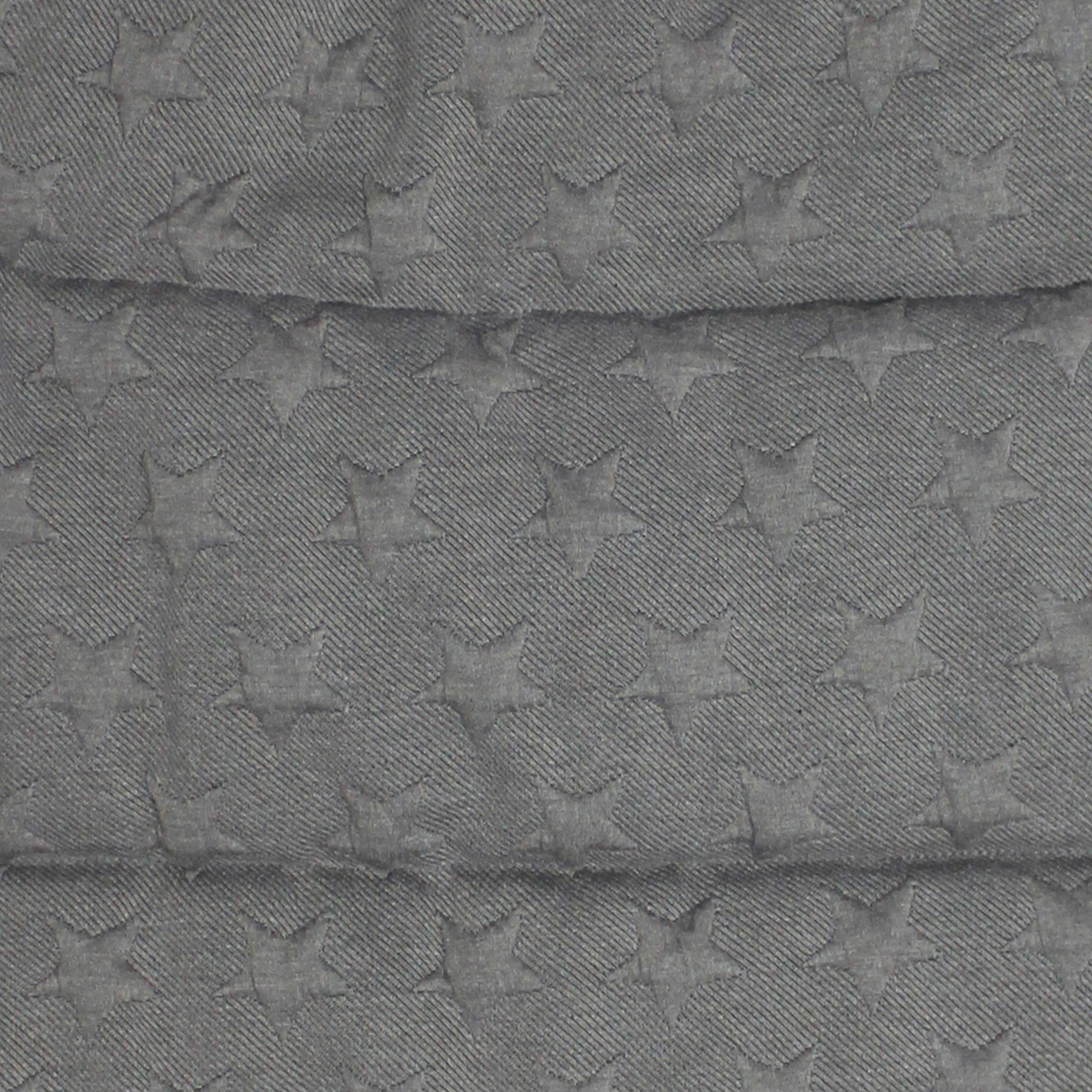 Dooky Fußsack Large 98x50 cm ab 9 M. Knitted Stars Grau
