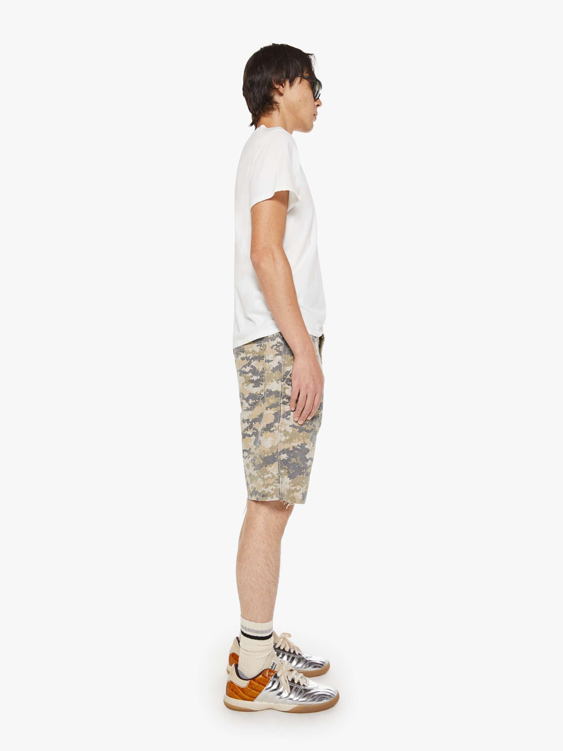 Mother Bee's Knees Short Fray Shorts Camo Herren
