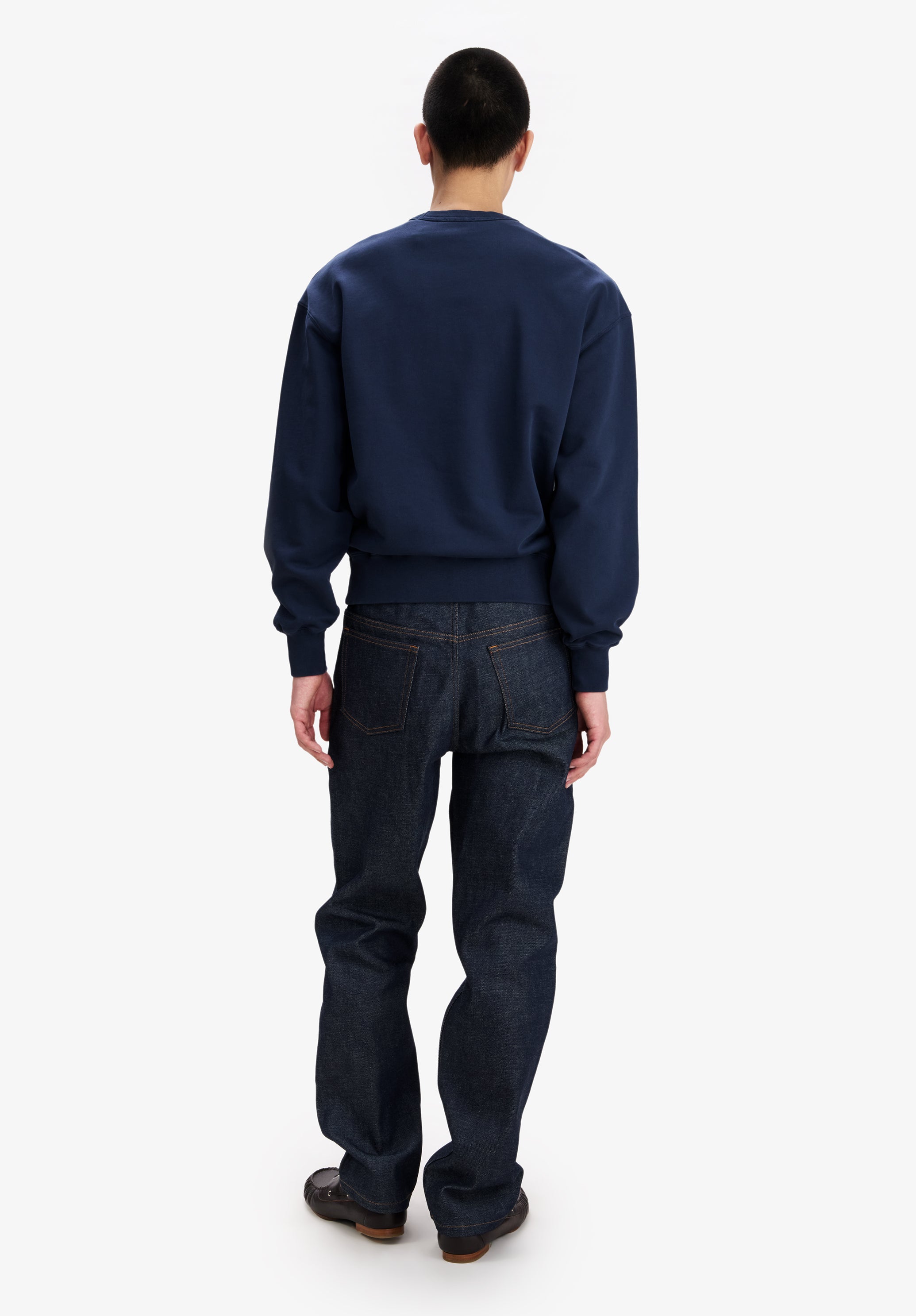 A.P.C. Sweatshirts Sweatshirt Marineblau M Baumwolle