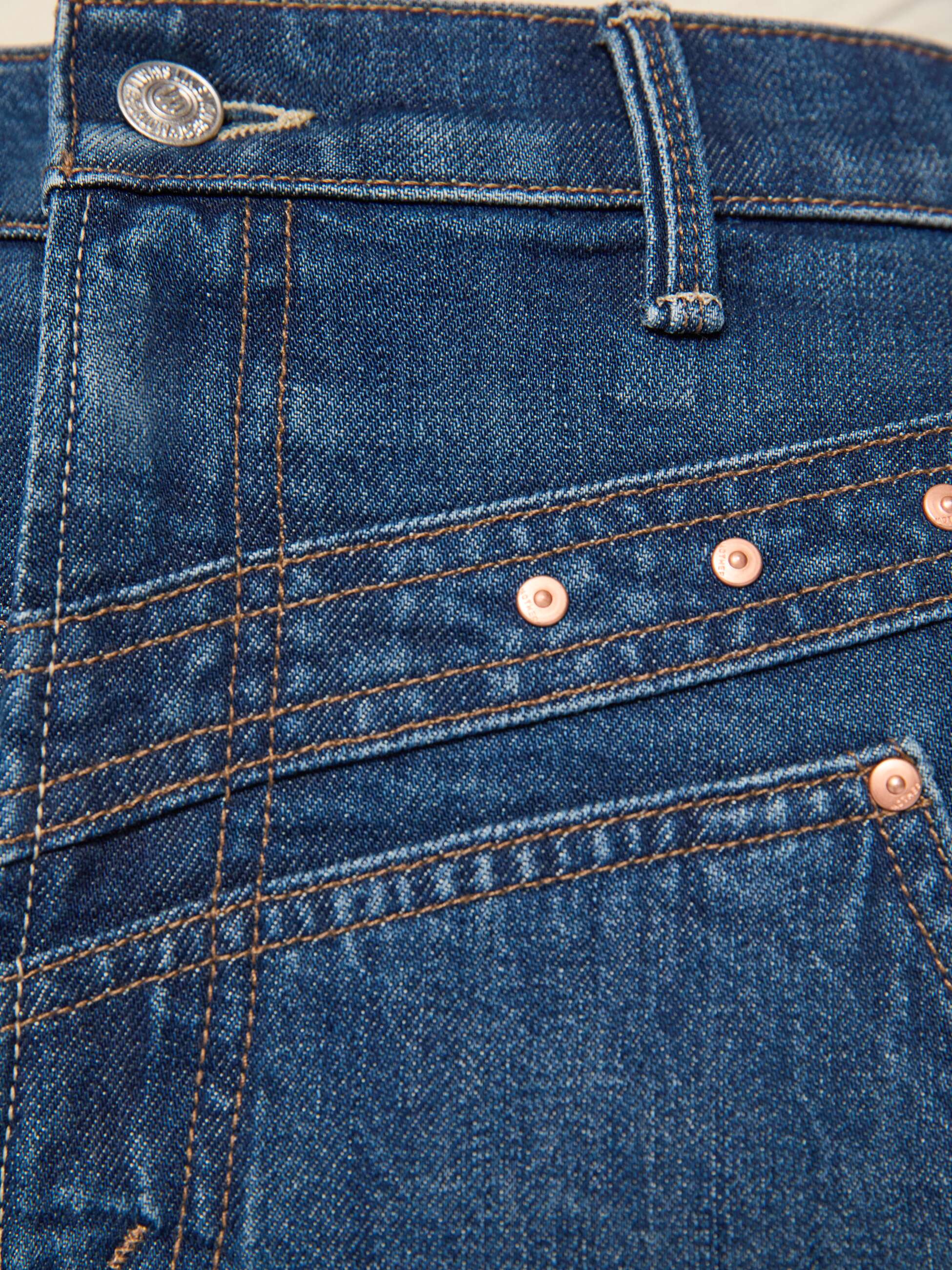 Mother The Rock Candy Tune Up Jeans Buckaroo Mittelblau