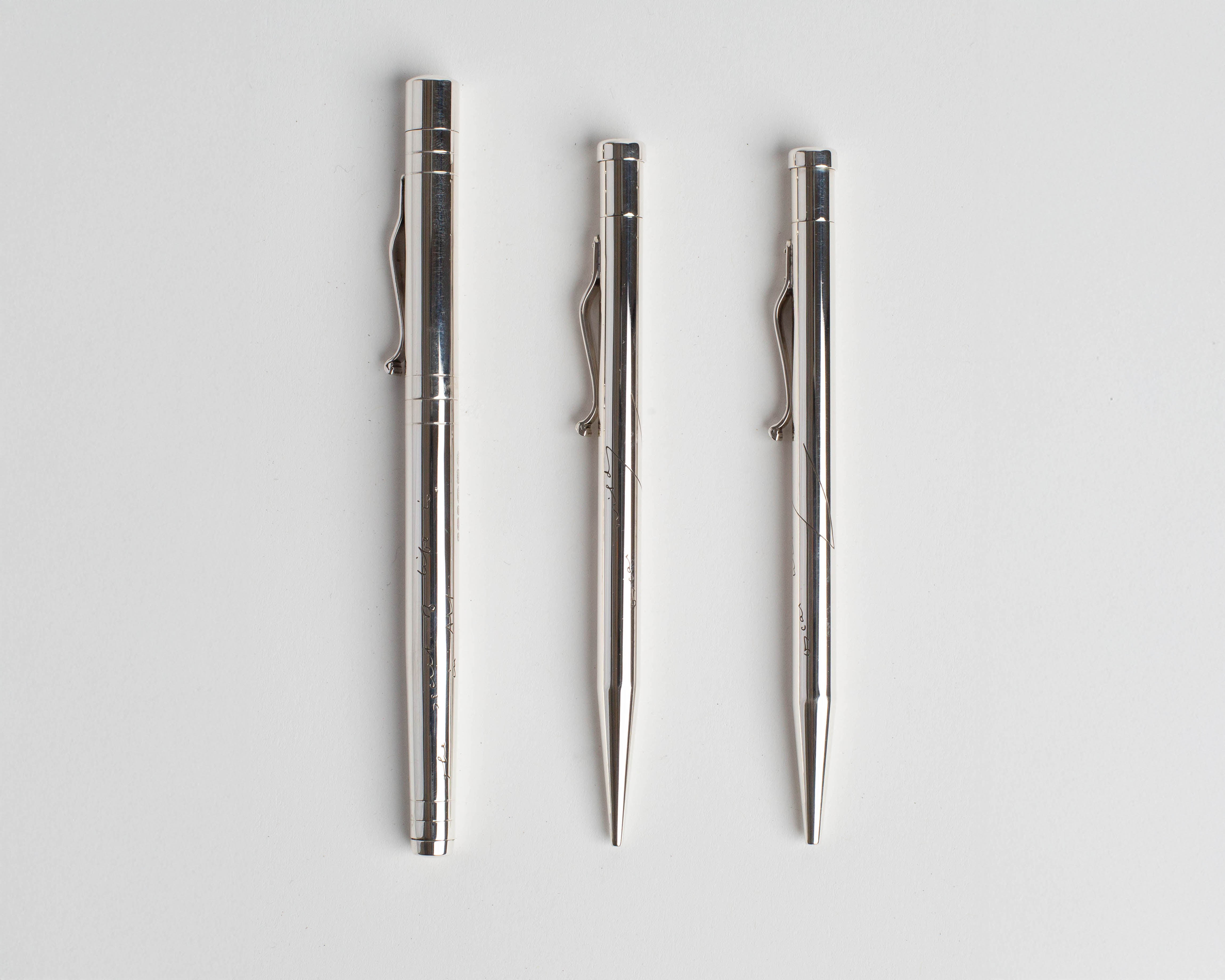 J.W.Anderson Homeware Kugelschreiber Sterlingsilber Wilde Gravur