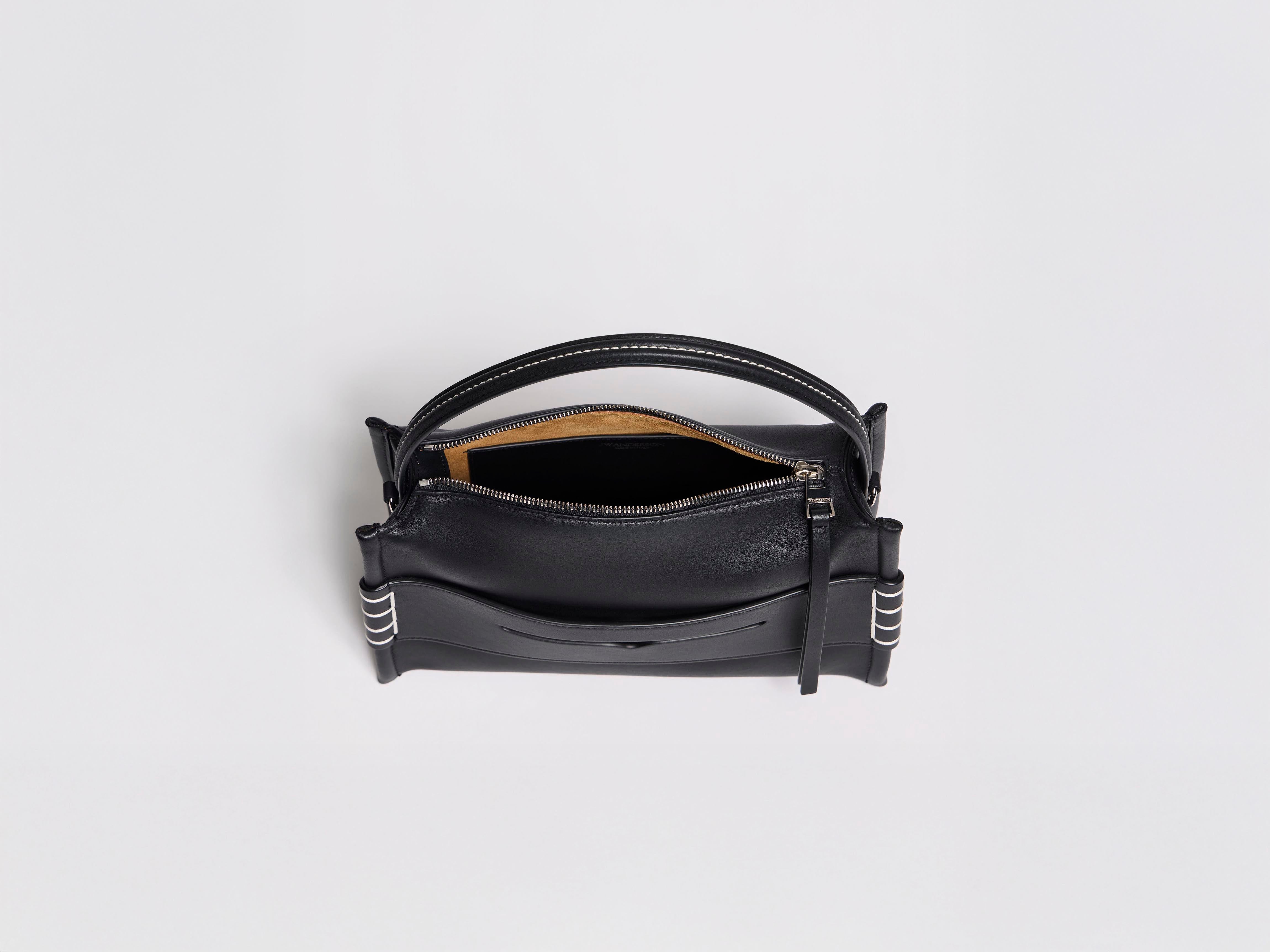 J.W. Anderson Loafer Tasche schwarz Leder Henkeltasche