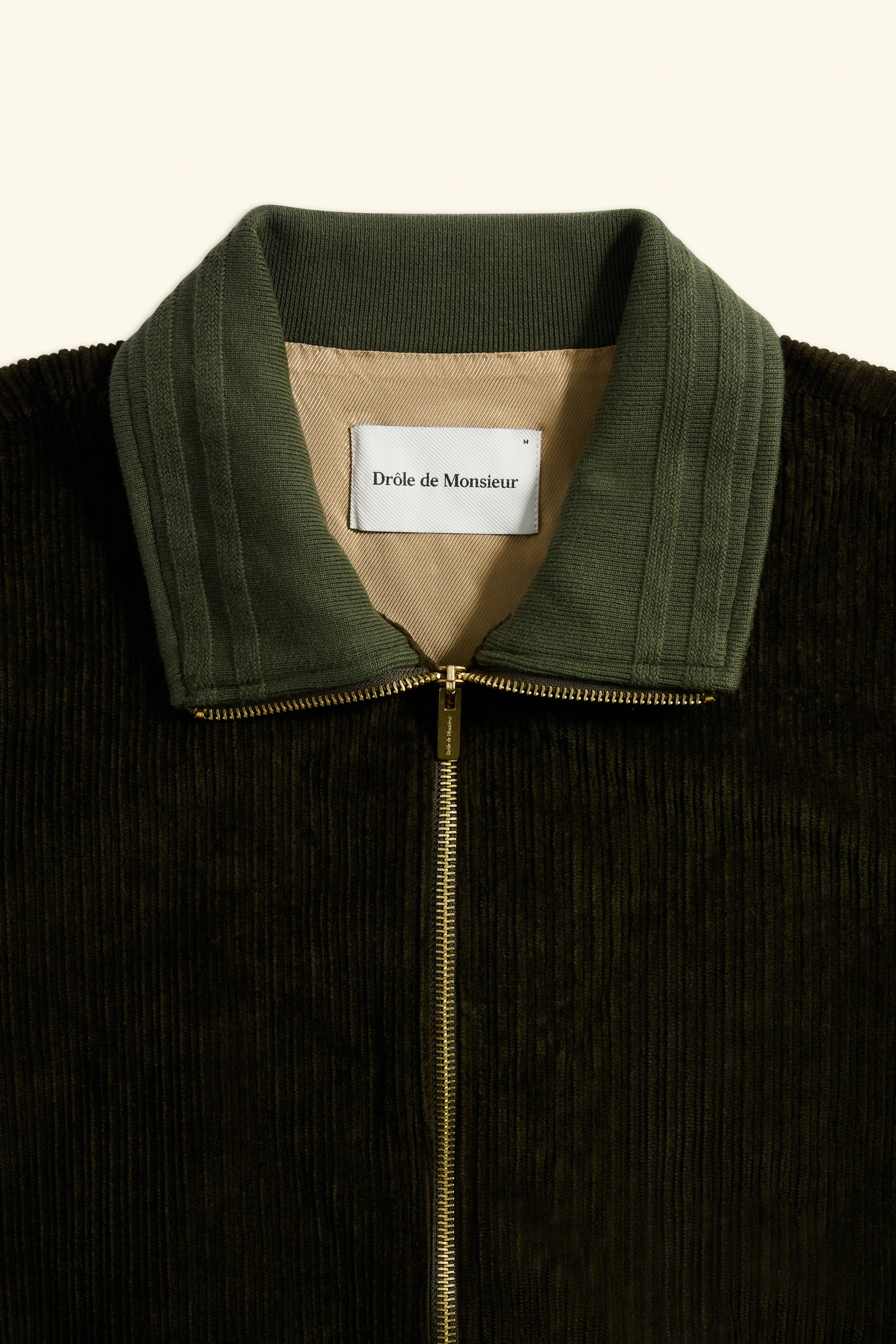 Drôle De Monsieur La Veste Survet Trainingsjacke Kaki Cord