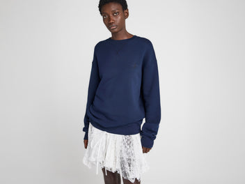 J.W.Anderson Anonymous Trade Sweatshirt Damen navy Stickerei