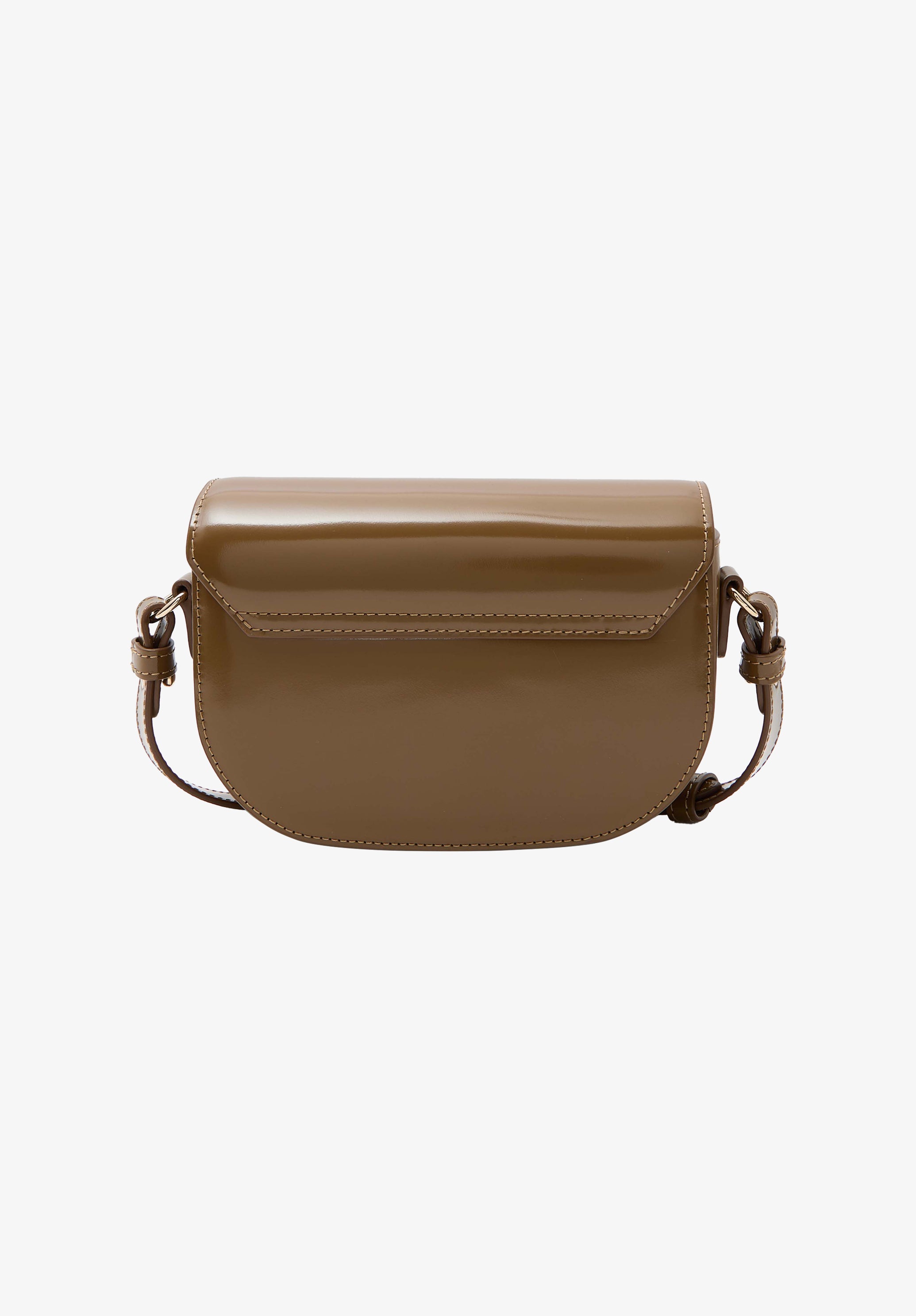 A.P.C. Le B-Side Small Tasche Leder Braun