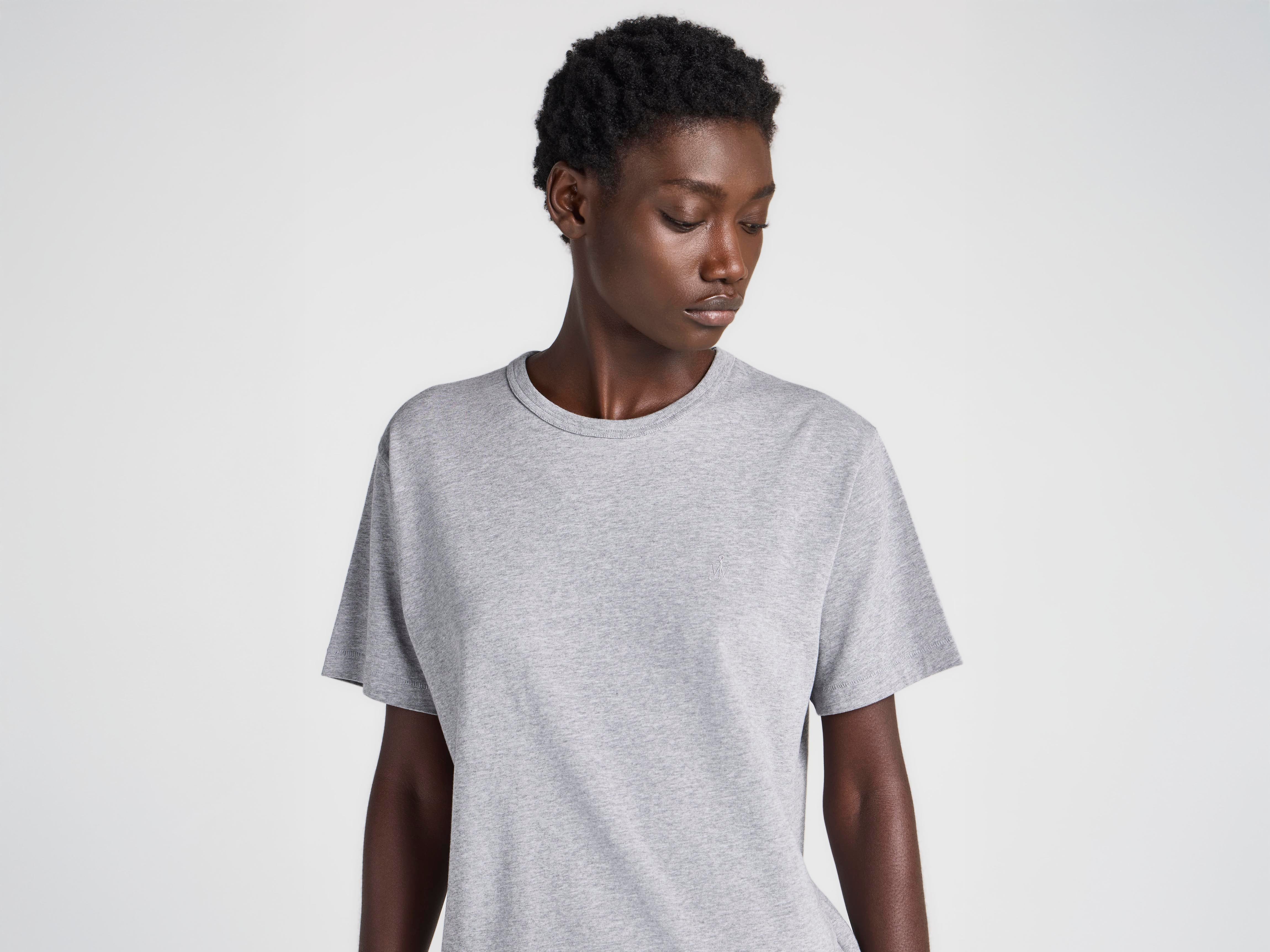 J.W.Anderson Anchor T-Shirt Damen Grau Melange Stick