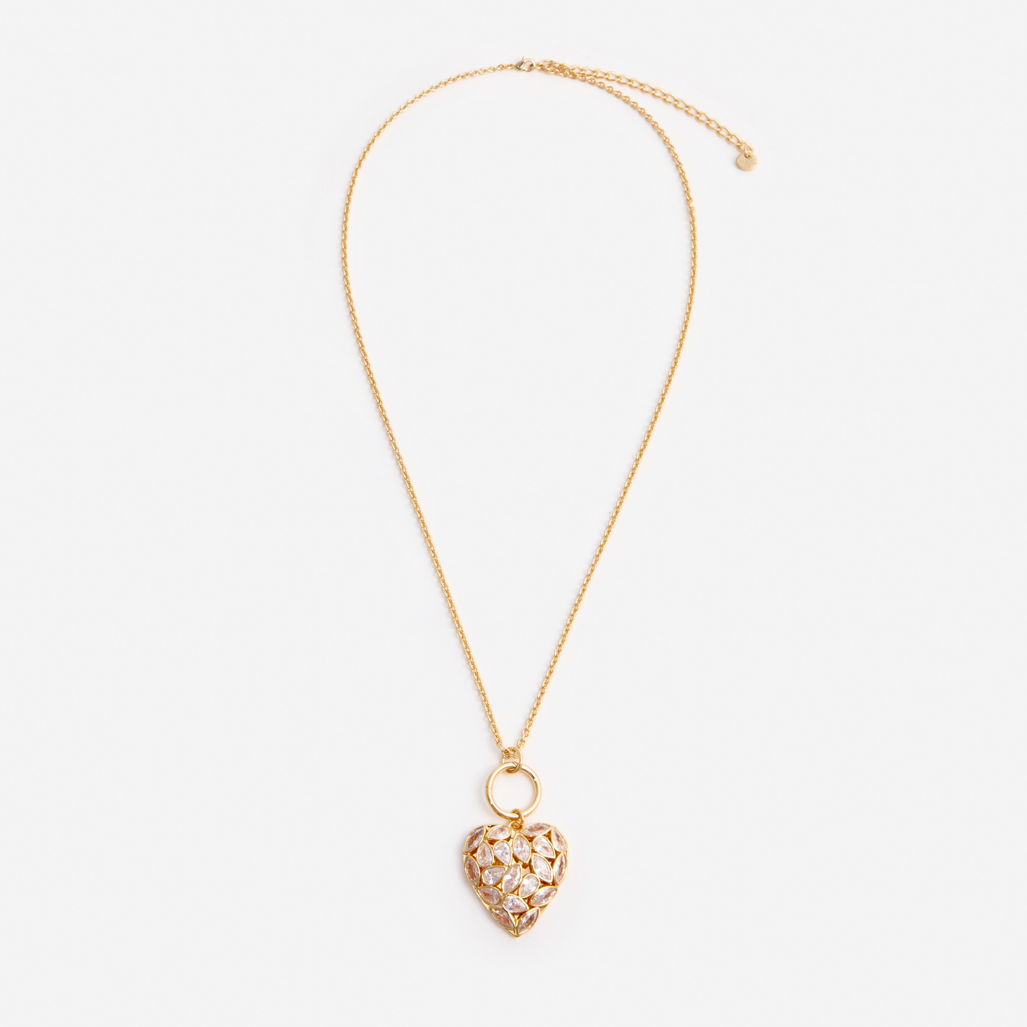 Self Portrait Jewellery Gold Charm Halskette Herz