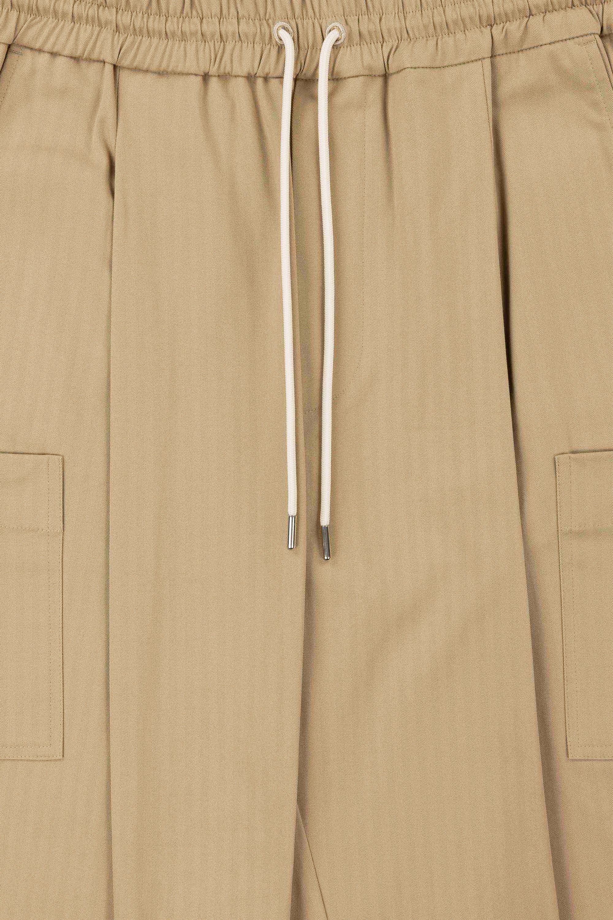 Drôle De Monsieur Le Pantalon Cropped Cargo Hose Dunkelbeige